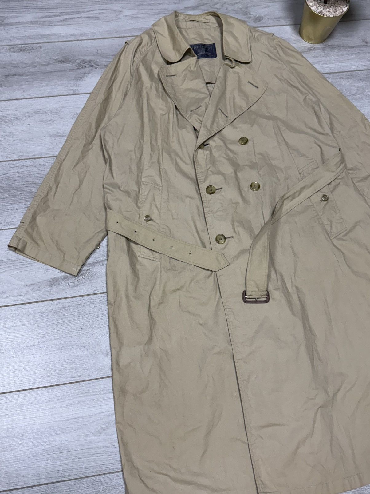 Burberry Burberry double breasted trench coat buttons vintage England Size US L / EU 52-54 / 3 - 8 Thumbnail