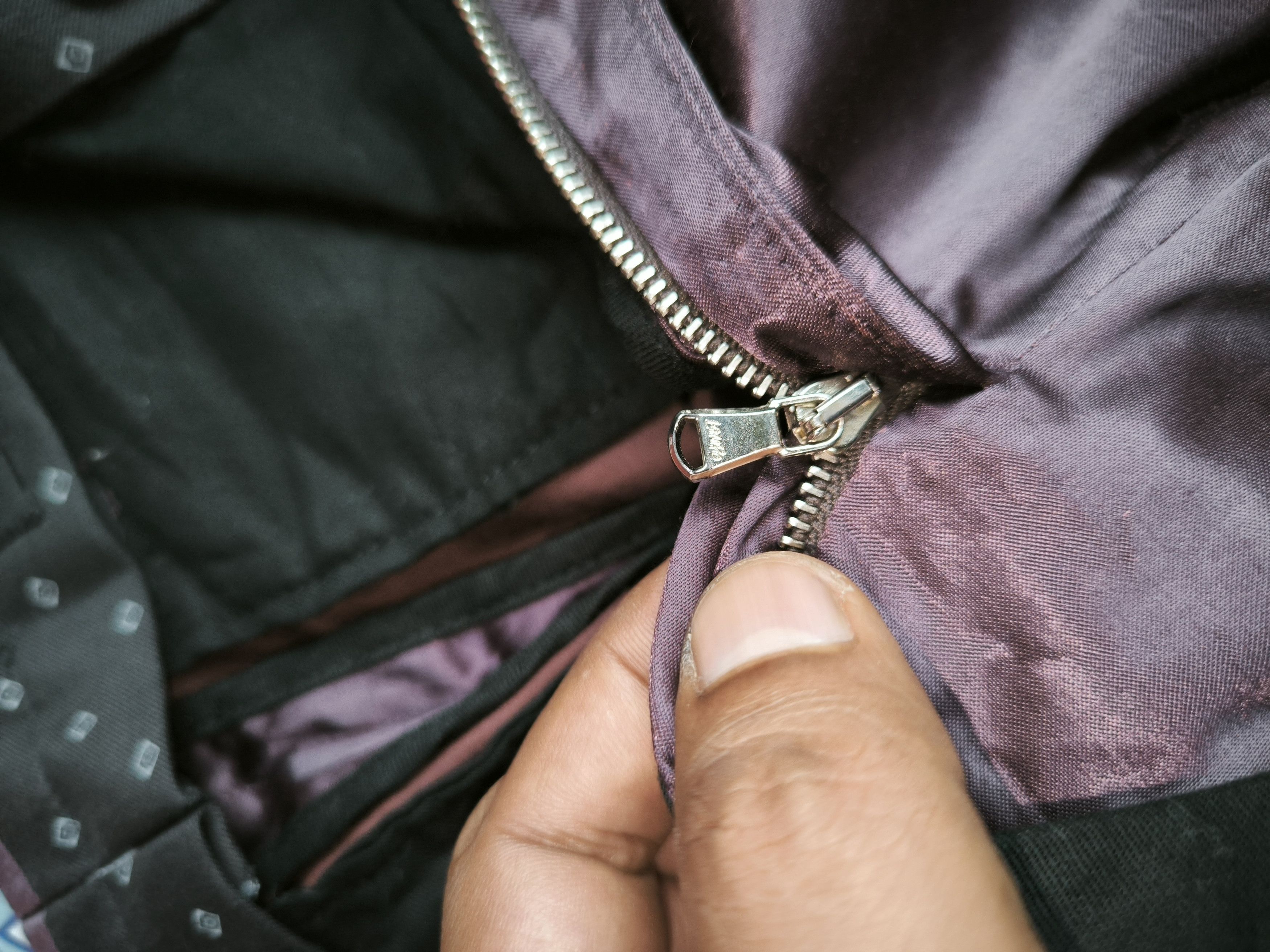 Designer × Marc Jacobs Rayon Shinning Wax Purple Ankle Pants Size 30" / US 8 / IT 44 - 3 Thumbnail