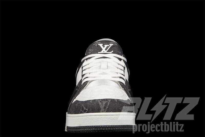 Louis Vuitton LOUIS VUITTON LV TRAINER SNEAKER MONOGRAM DENIM VIRGIL ABLOH Size US 12 / EU 45 - 10 Thumbnail