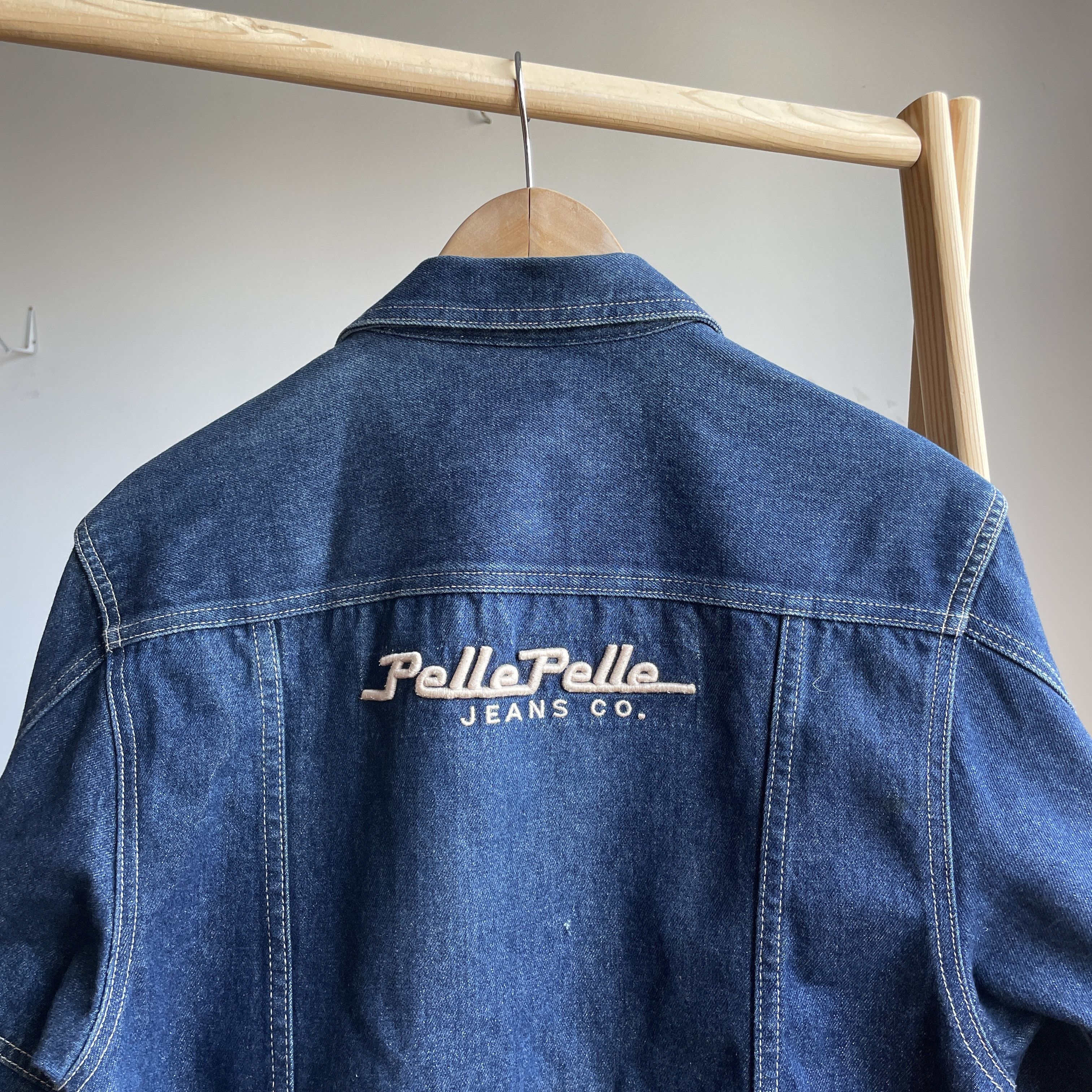 Pelle Pelle Pelle Pelle Marc Buchanan Vintage Y2K Womens Denim Jacket Size S / US 4 / IT 40 - 4 Thumbnail
