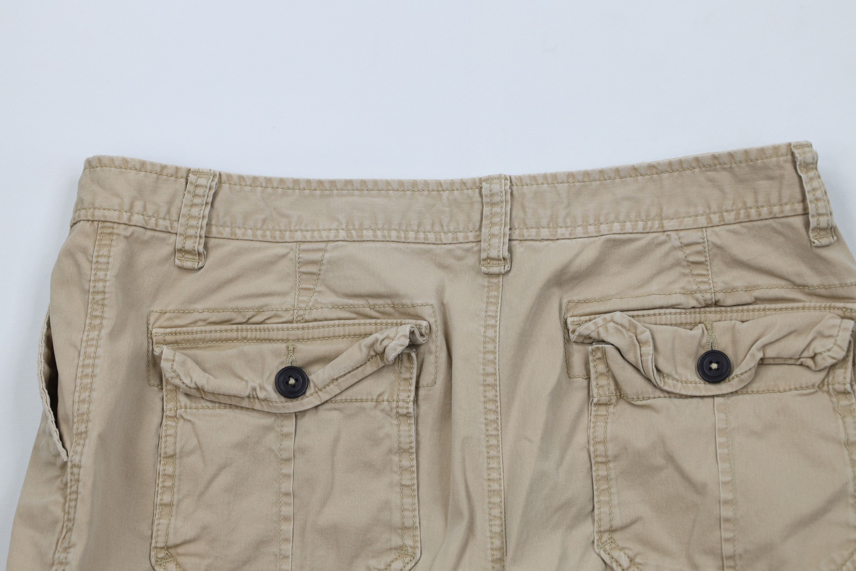 Aeropostale Vintage Y2K Aeropostale Surplus Cargo Shorts Beige Cotton Size US 34 / EU 50 - 11 Thumbnail