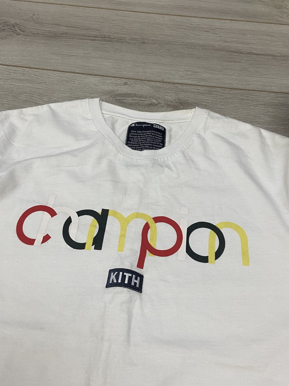Champion × Kith Champion Kith box logo Tee t-shirt Size US L / EU 52-54 / 3 - 4 Thumbnail