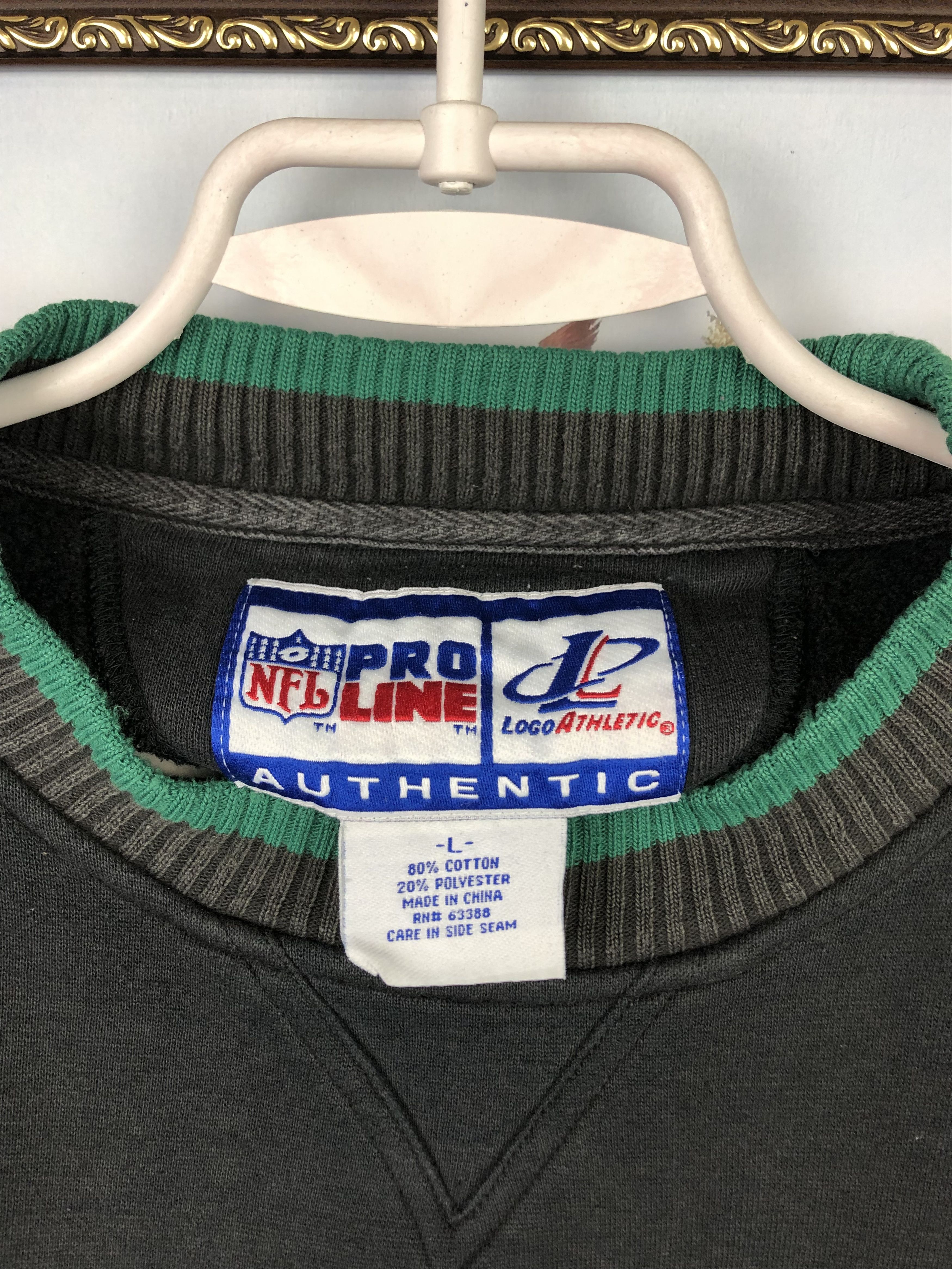 NFL × Pro Line × Vintage Vintage 90's Pro Line New York Jets NFL Crewneck Sweatshirt Size US L / EU 52-54 / 3 - 7 Thumbnail