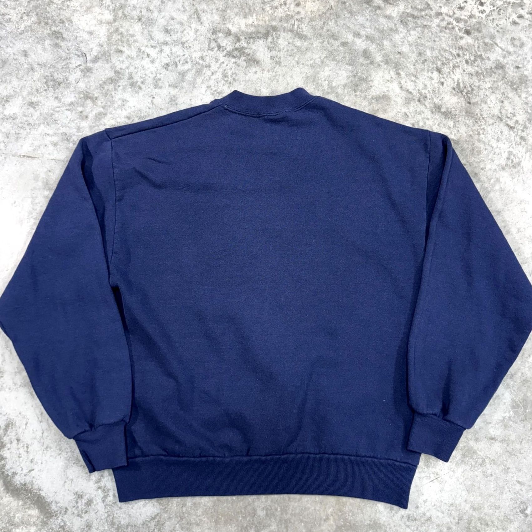 Jerzees VINTAGE Jerzees Sweatshirt Mens L Crewneck 90s solid Blue Streetwear Essential Sweatshirt Pullover Mens Blue 90s Jerzees Shirt Size US L / EU 52-54 / 3 - 4 Thumbnail