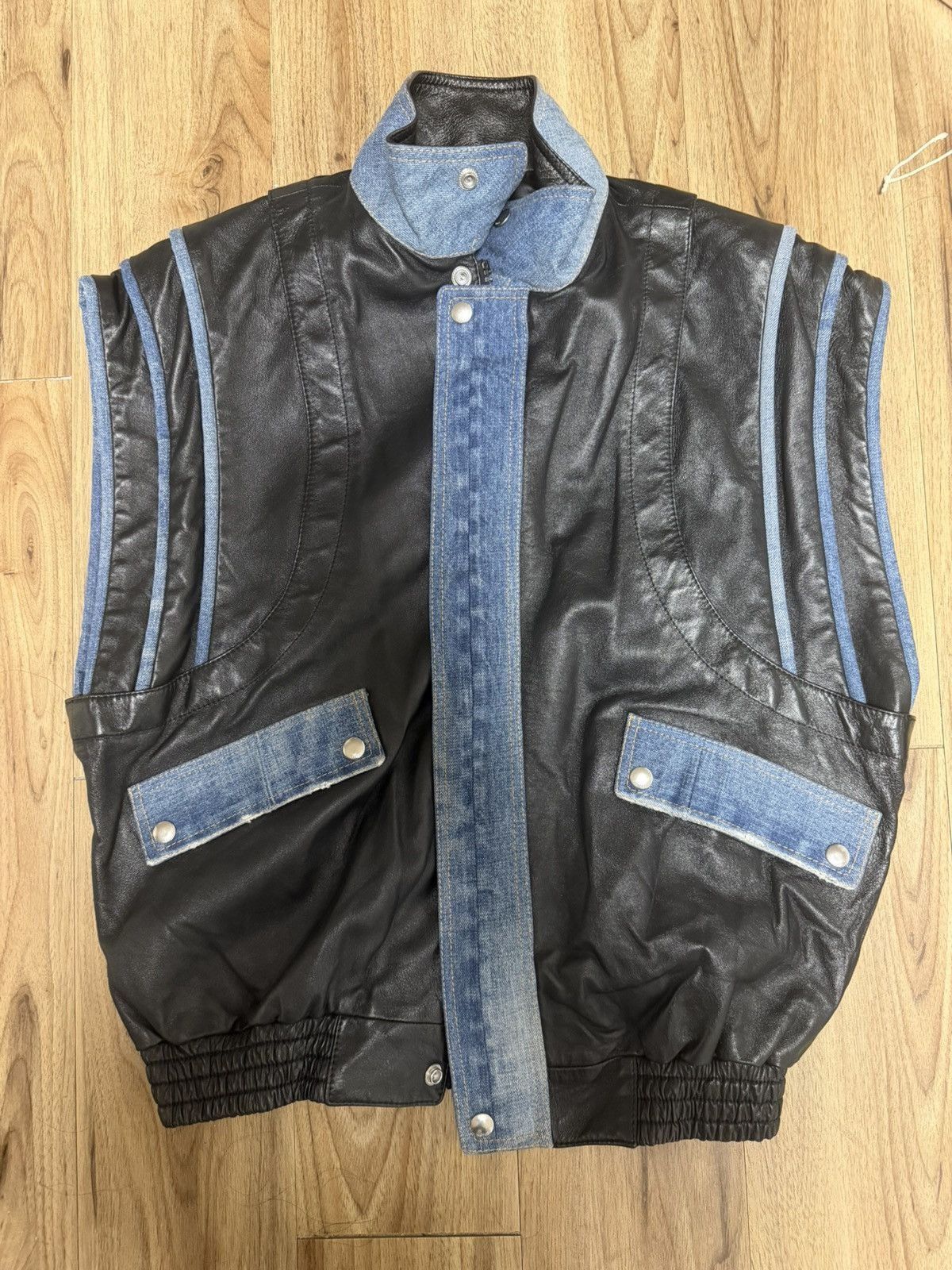 Celine 21SS Dancing Kid leather vest sz46