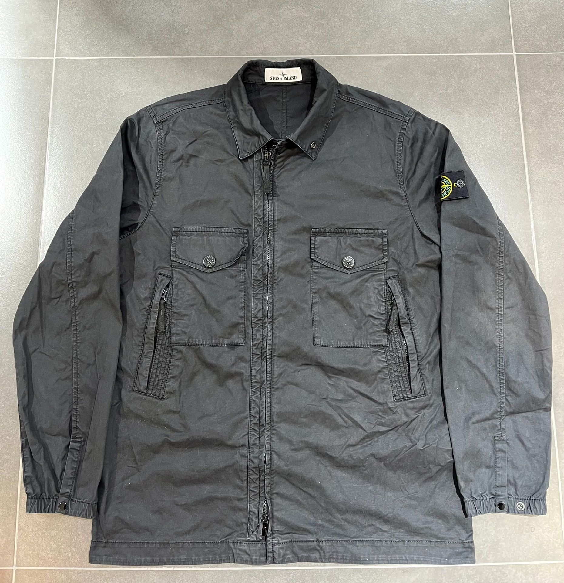 Stone Island Stone Island Washed Black Light Jacket M Men Size US M / EU 48-50 / 2 - 1 Thumbnail