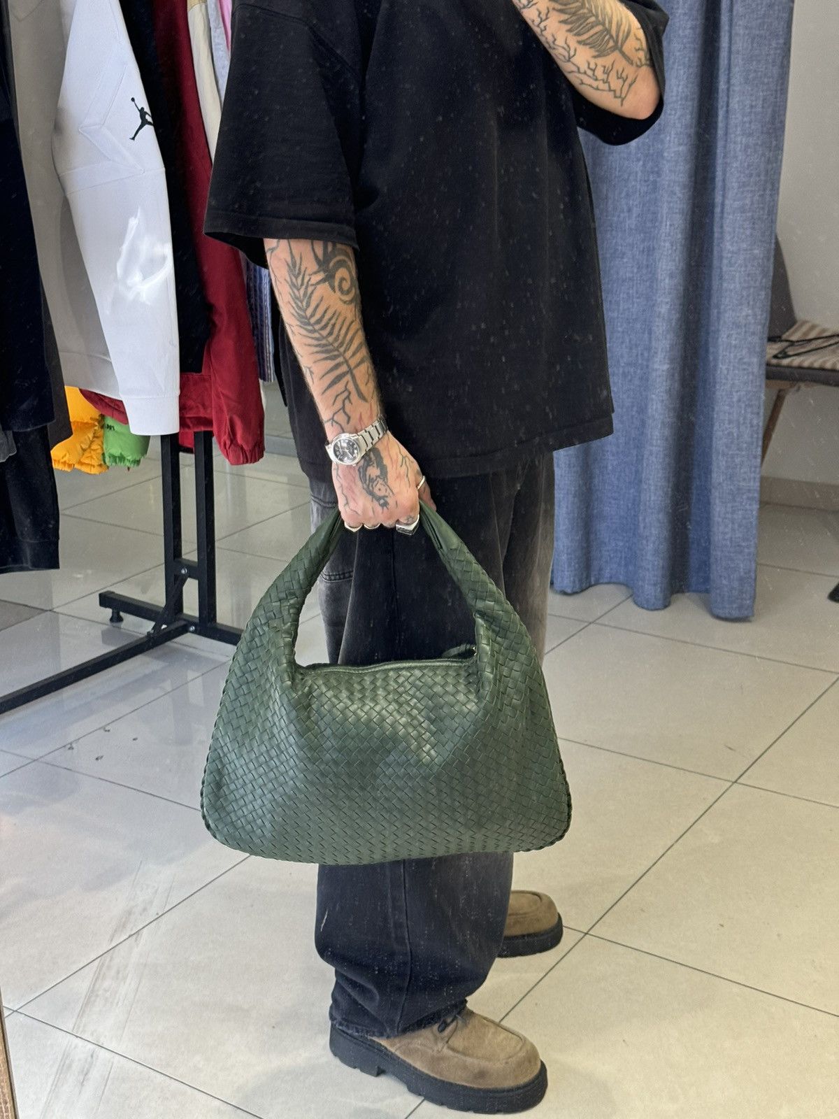 Bottega Veneta Bottega veneta Torrent Woven Veneta large hobo bag Size ONE SIZE - 24 Thumbnail