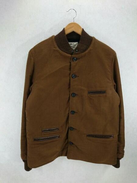 image of Sugar Cane Jacket 40 Cotton Brw Sc13131 Mole Skin Jacket in Brown, Men's (Size Medium)
