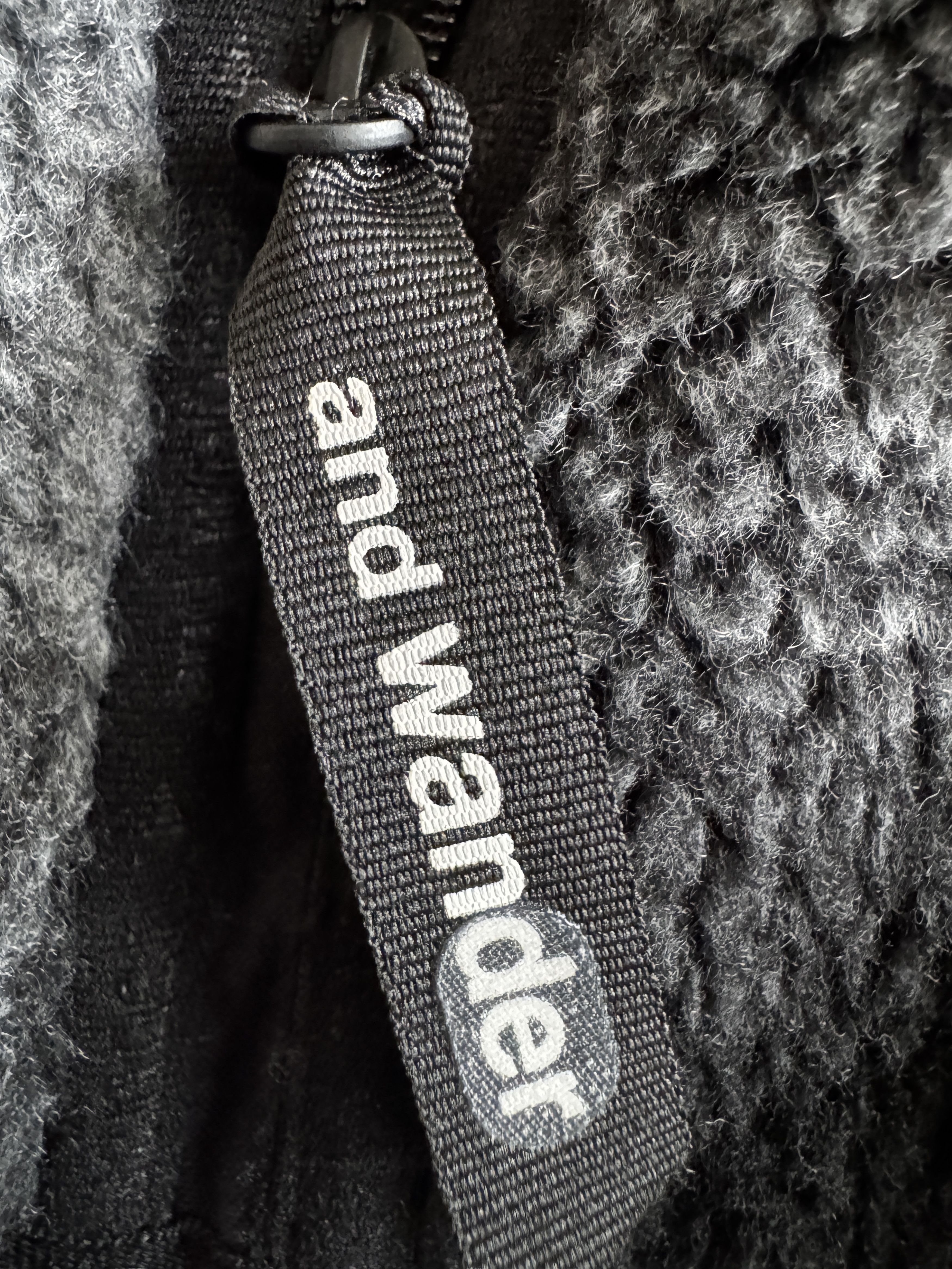 And Wander Check Boa Jacket Black Size US L / EU 52-54 / 3 - 11 Thumbnail