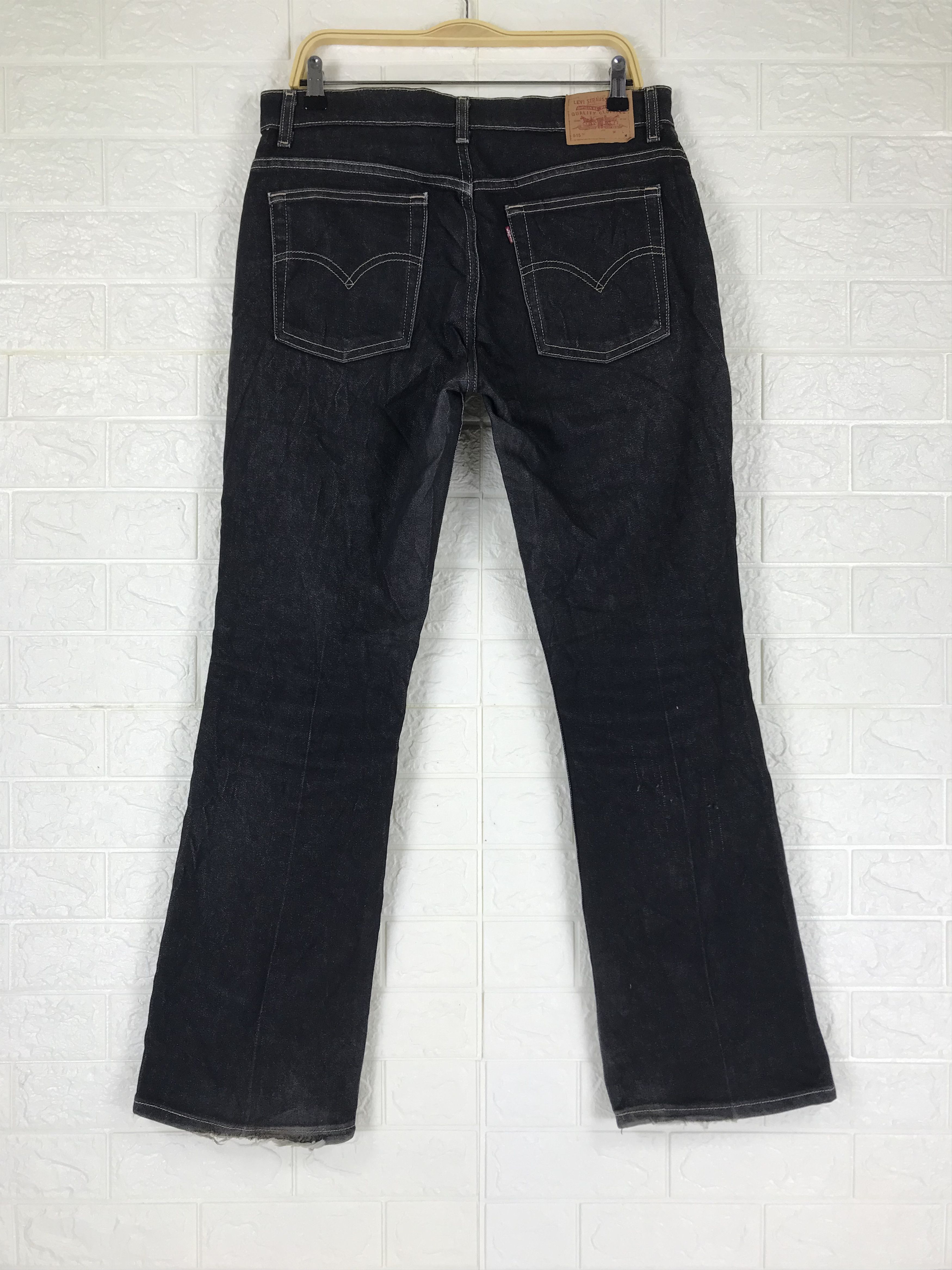 Levi's Vintage Levi's 515 Flare Jeans Super Black Boot Cut Denim Size 32" / US 10 / IT 46 - 5 Thumbnail
