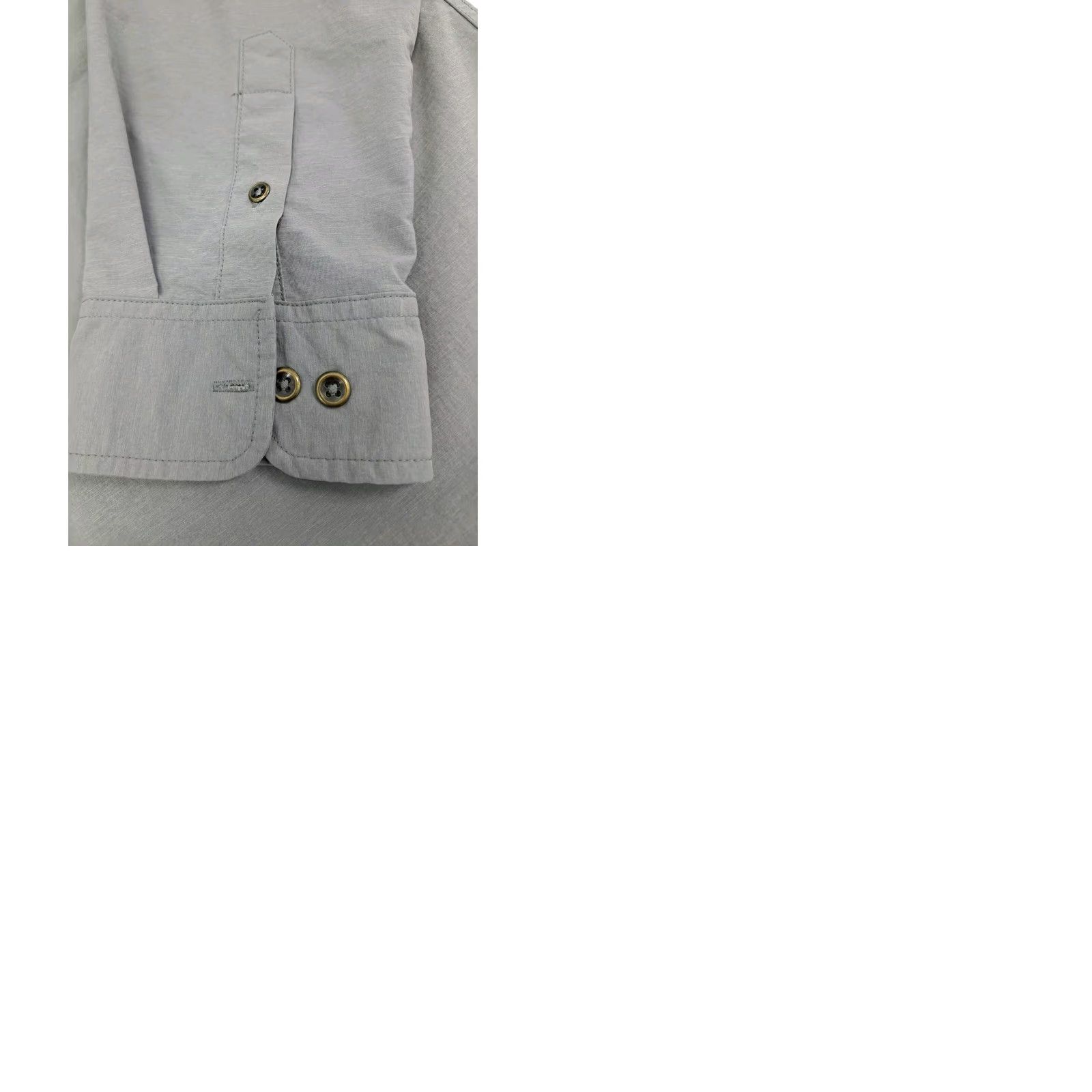 Vintage Swiss+Tech Shirt Long Sleeve Men Gray L Large Button Up Outdoor Activewear with Pockets Size US L / EU 52-54 / 3 - 9 Thumbnail