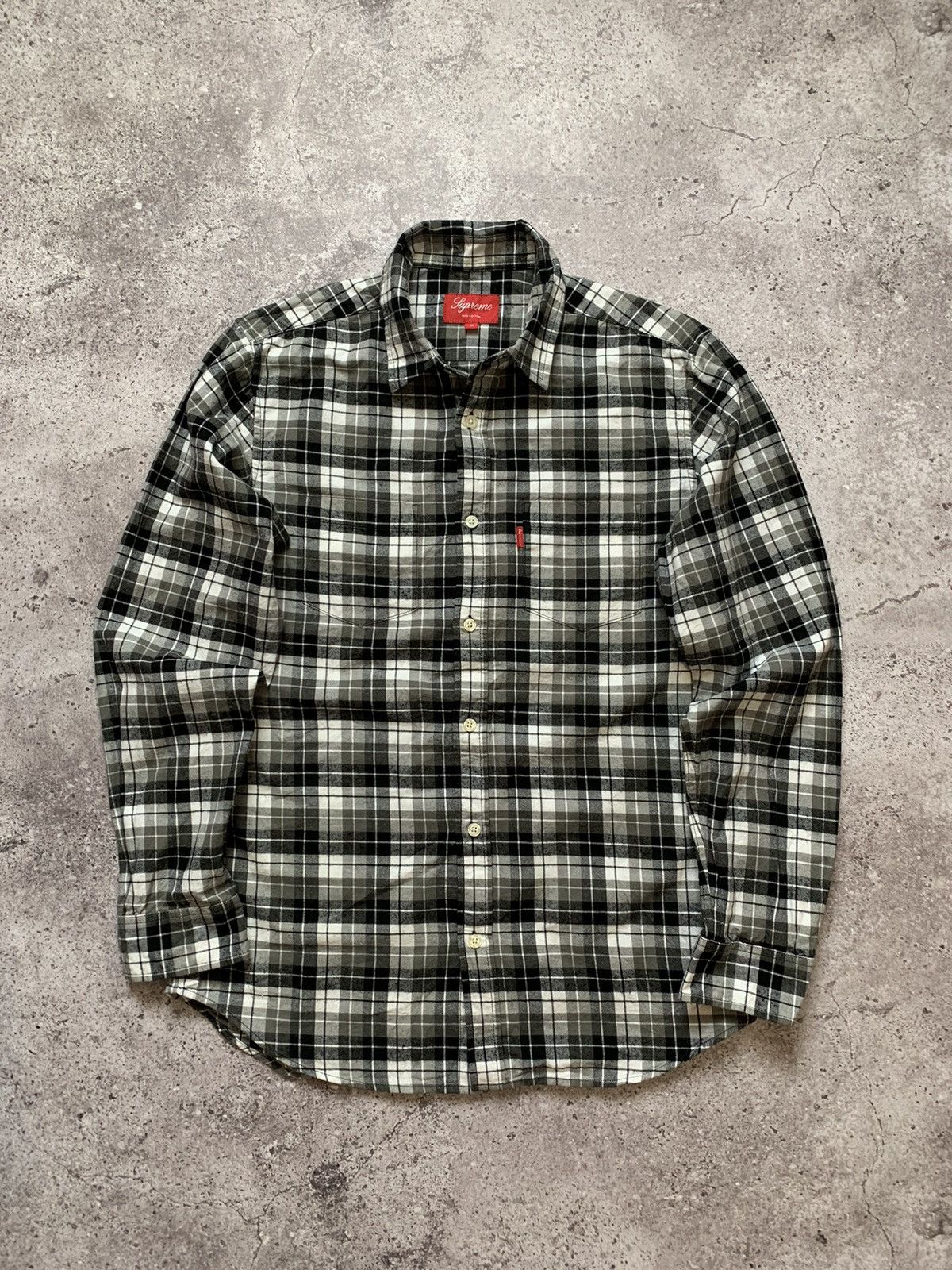 Supreme × Undercover Supreme Undercover Flannel Shirt Grey Plaid