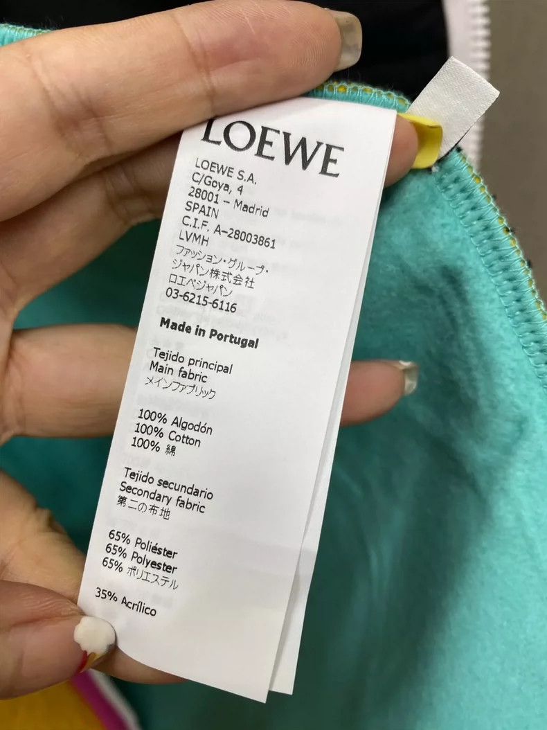 Loewe LOEWE Eye series doodle coat, dark blue thin velvet Size S / US 4 / IT 40 - 8 Thumbnail