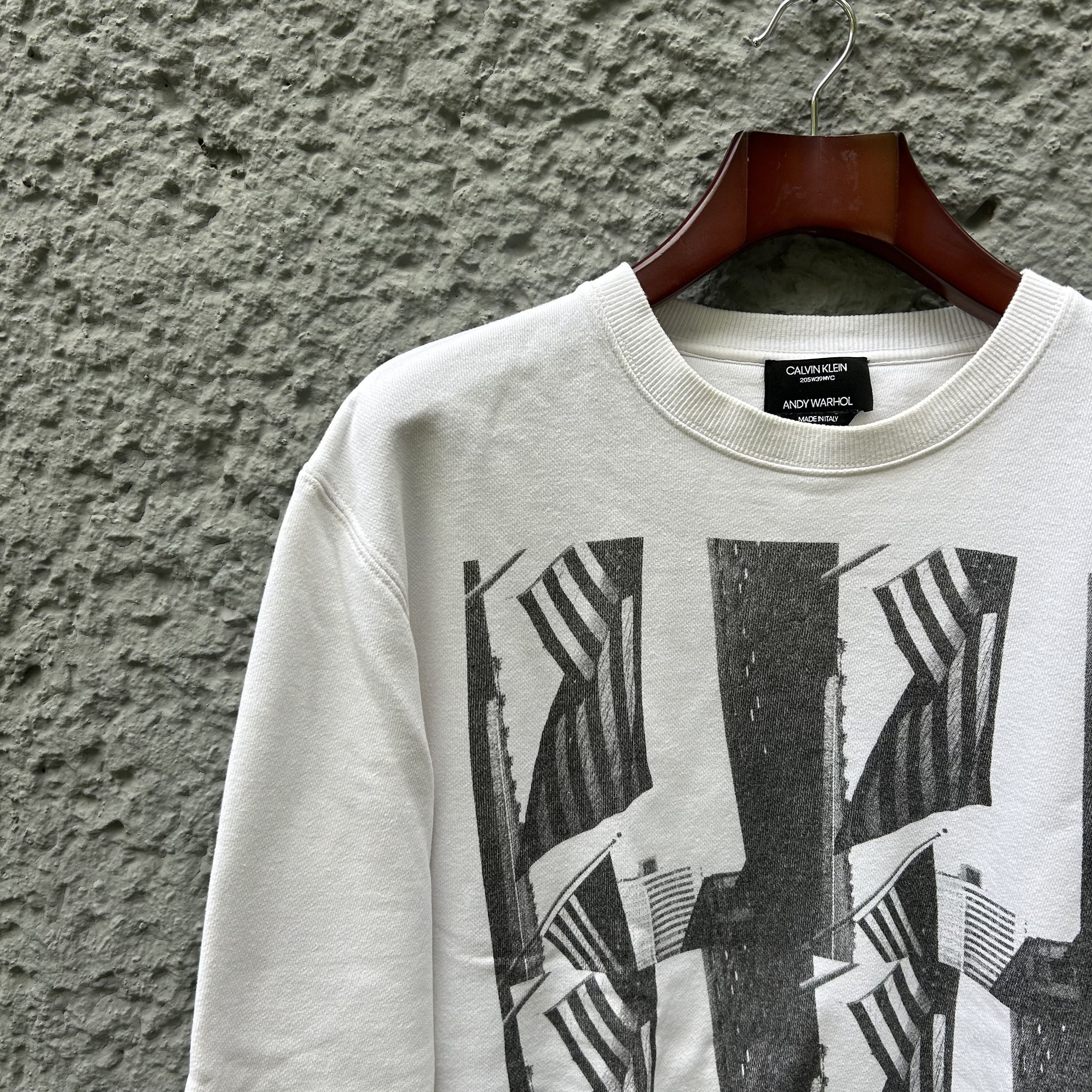 Calvin Klein 205W39NYC Calvin Klein 205w39nyc White Andy Warhol Crewneck Sweater Size US S / EU 44-46 / 1 - 2 Thumbnail