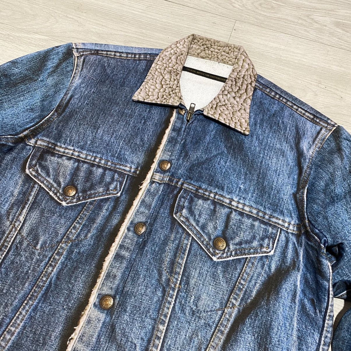 Vintage Unique 3d printed soft jacket double zipper Size US L / EU 52-54 / 3 - 6 Thumbnail