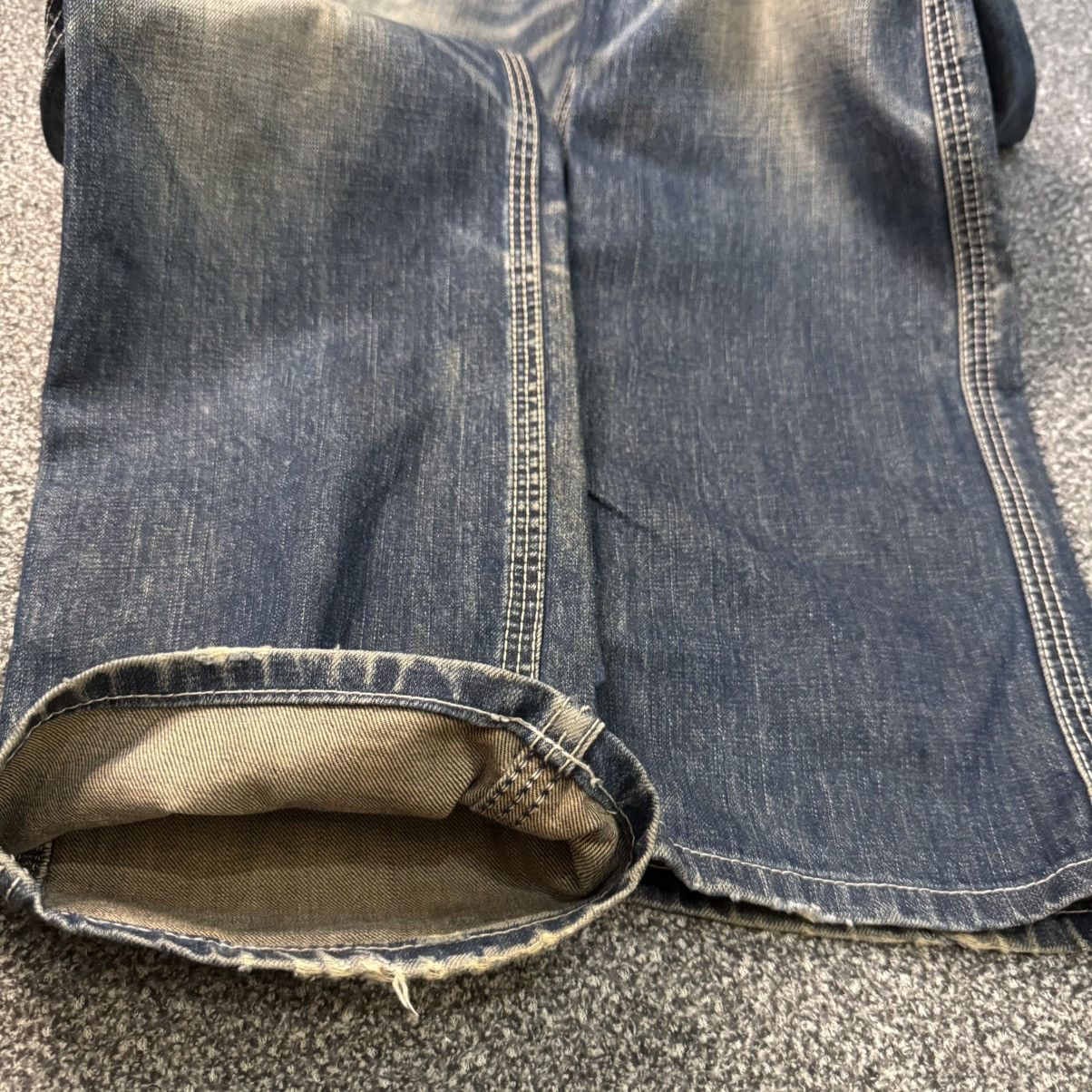 If Six Was Nine 🔥🇯🇵 Vintage 90s Levis Japanese Distressed Rusty Denim Size US 32 / EU 48 - 6 Thumbnail