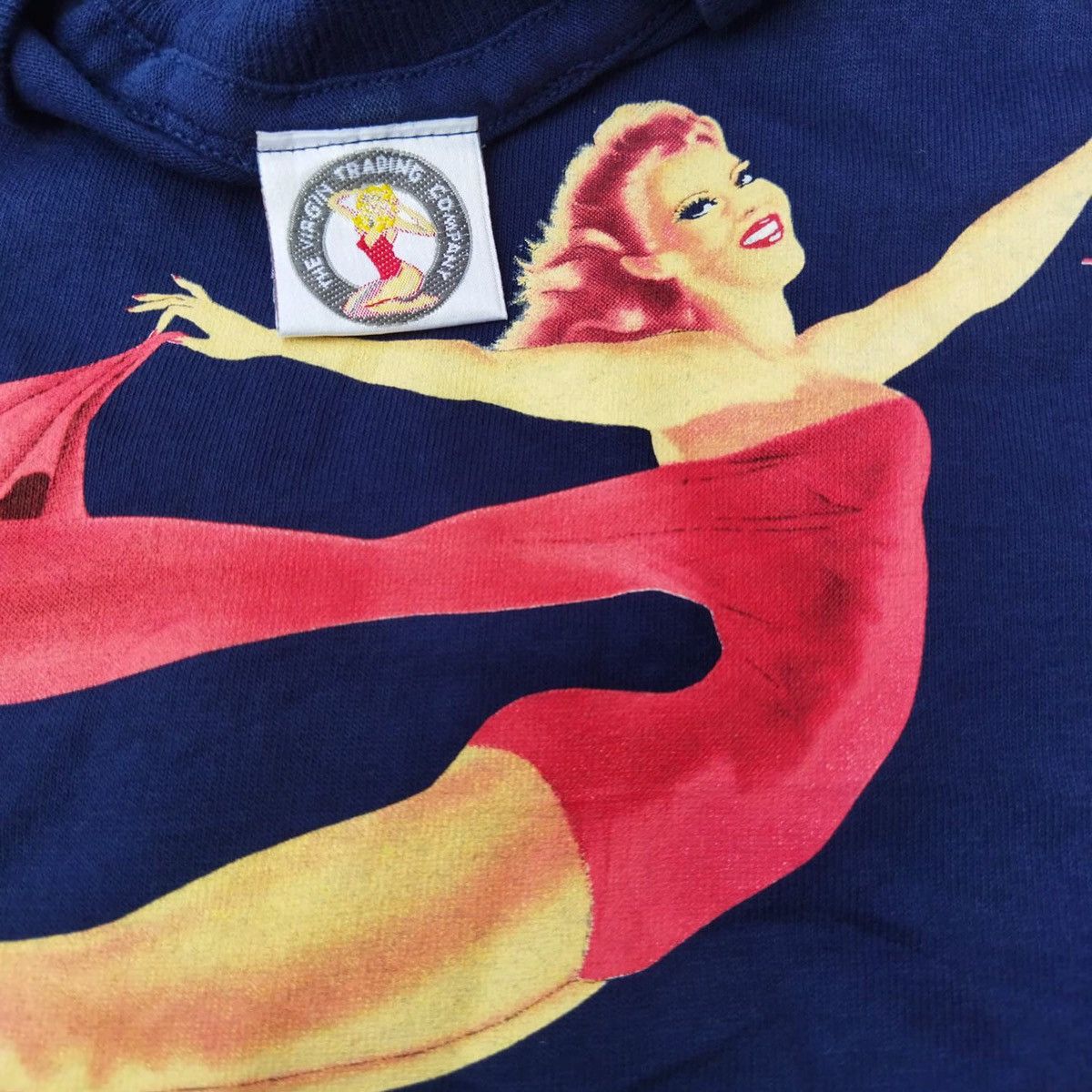 Vintage Vintage 90s Fly Virgin Atlantic promo tee Size US XL / EU 56 / 4 - 2 Thumbnail