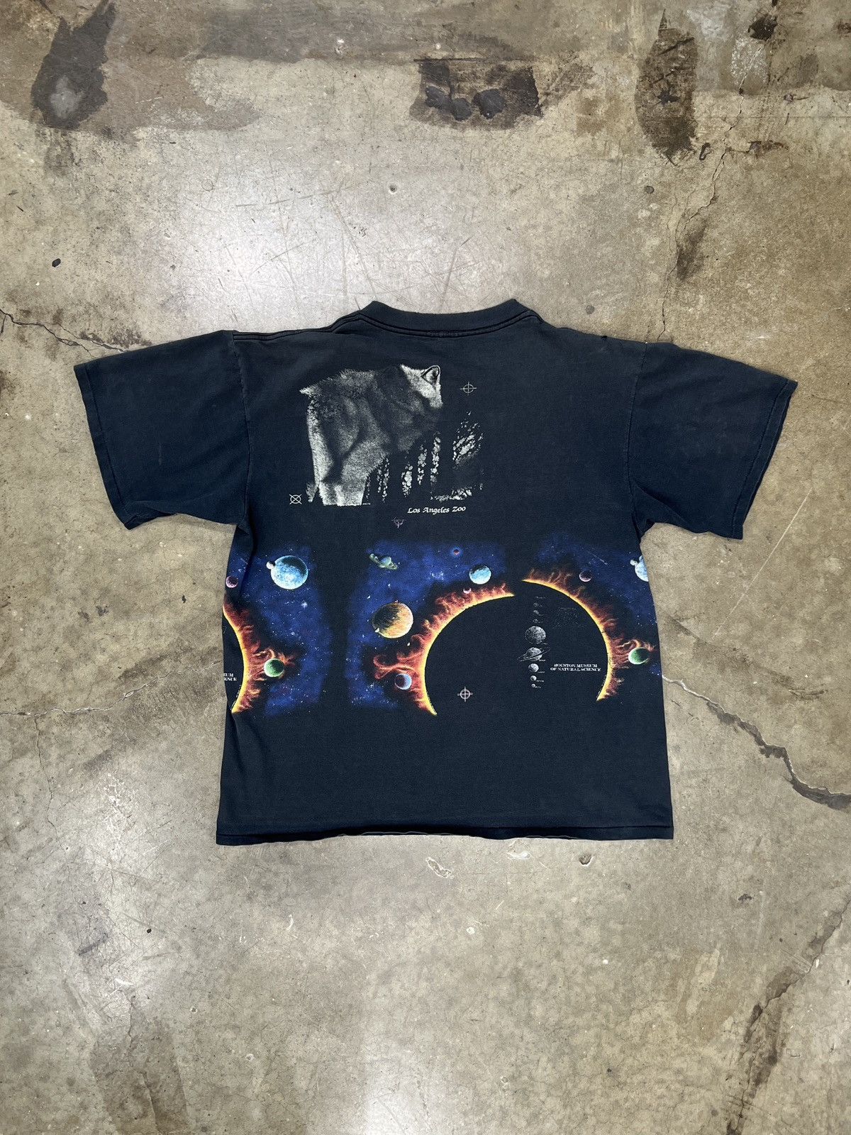 Vintage Vintage AOP Los Angeles Zoo Nature Solar System Tee Large Size US L / EU 52-54 / 3 - 5 Thumbnail