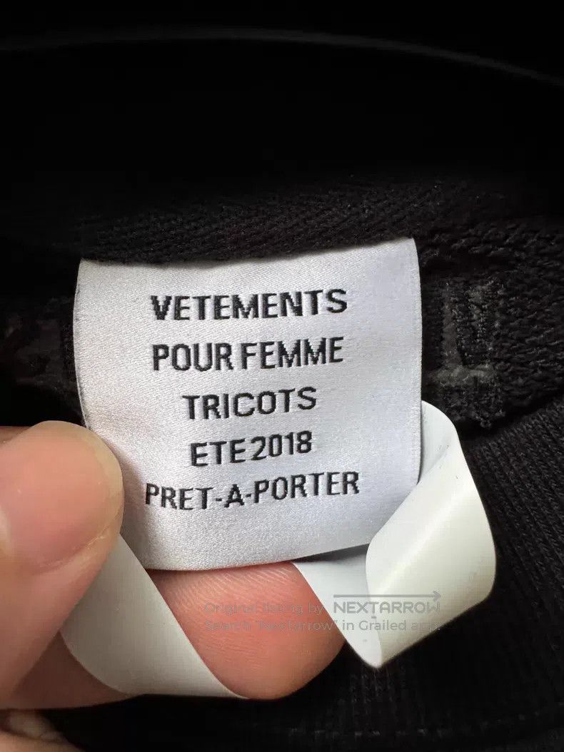 Vetements VETEMENTS Sweatshirt Size US S / EU 44-46 / 1 - 4 Thumbnail