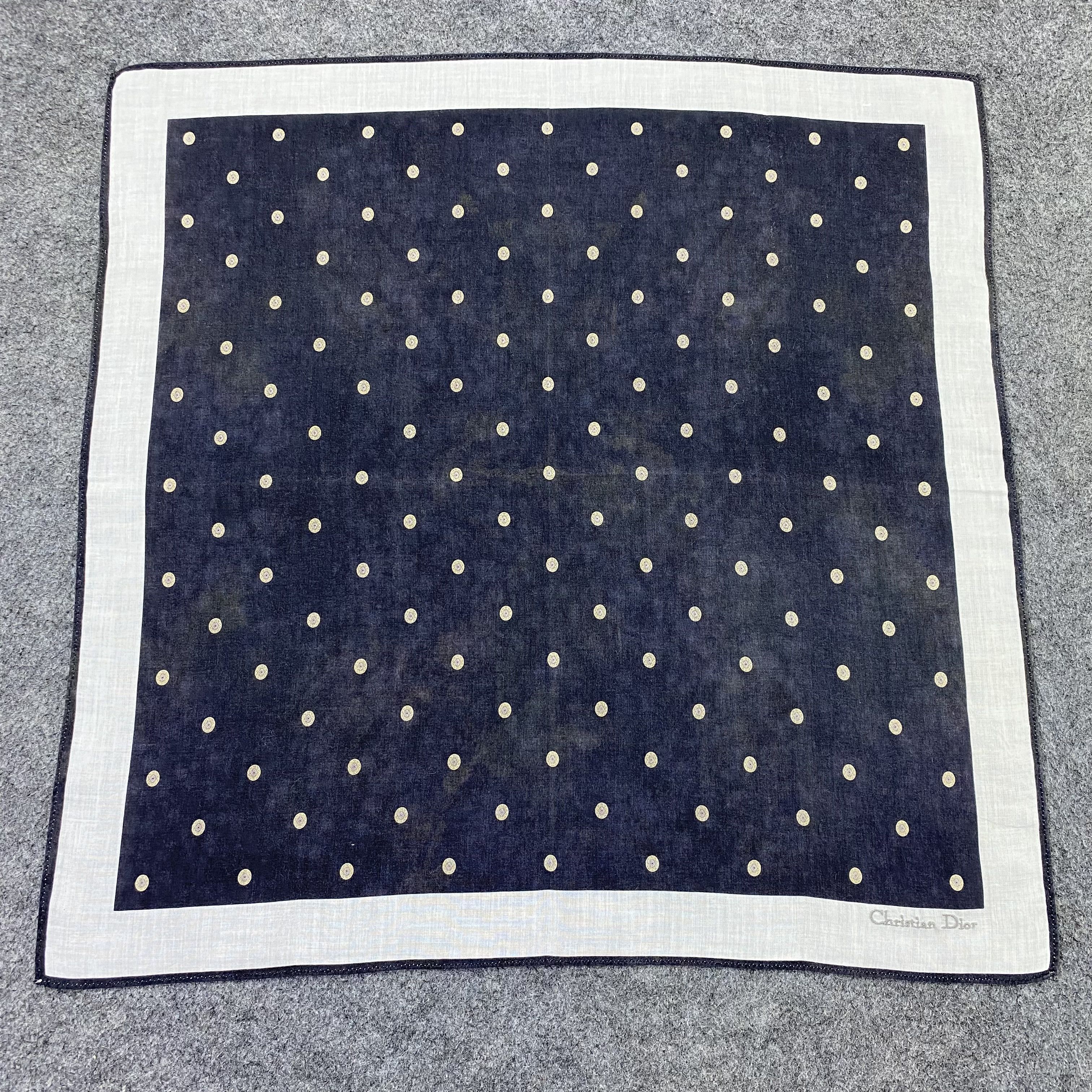Vintage Christian Dior Handkerchief Neckerchief Bandana-B1844 Size ONE SIZE - 3 Thumbnail