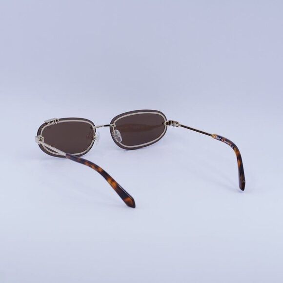 Off-White 🕶️New Off-White OERI13M MIAMI 7664 Sunglasses - Gold Frame Size ONE SIZE - 10 Thumbnail