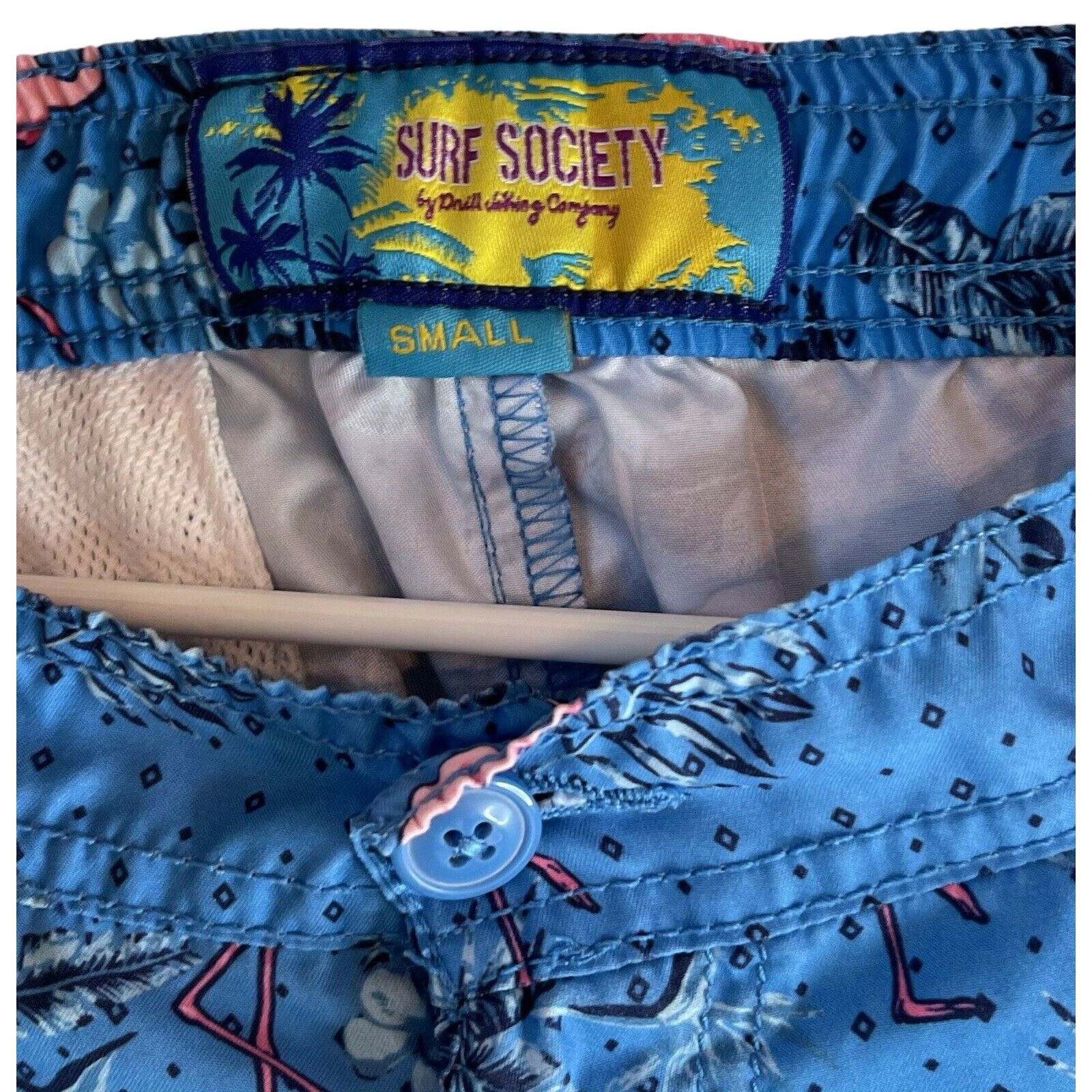 Other Drill Clothing Swim Trunks Board Shorts Surf Society Turquoi Size US 32 / EU 48 - 9 Thumbnail