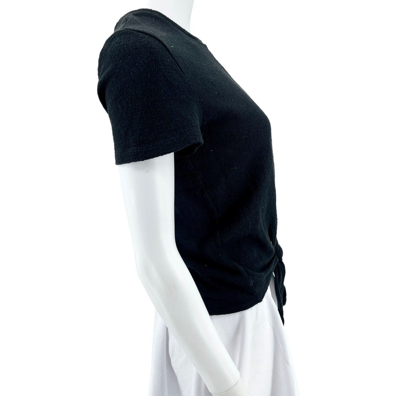 Madewell Madewell Crewneck Black Tie Front Women Size Small Top Size S / US 4 / IT 40 - 6 Thumbnail