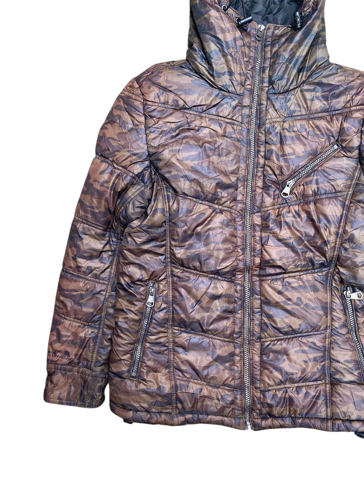 In The Attic In The Attic Puffer Camo Multi zipper Jacket Size US M / EU 48-50 / 2 - 3 Thumbnail