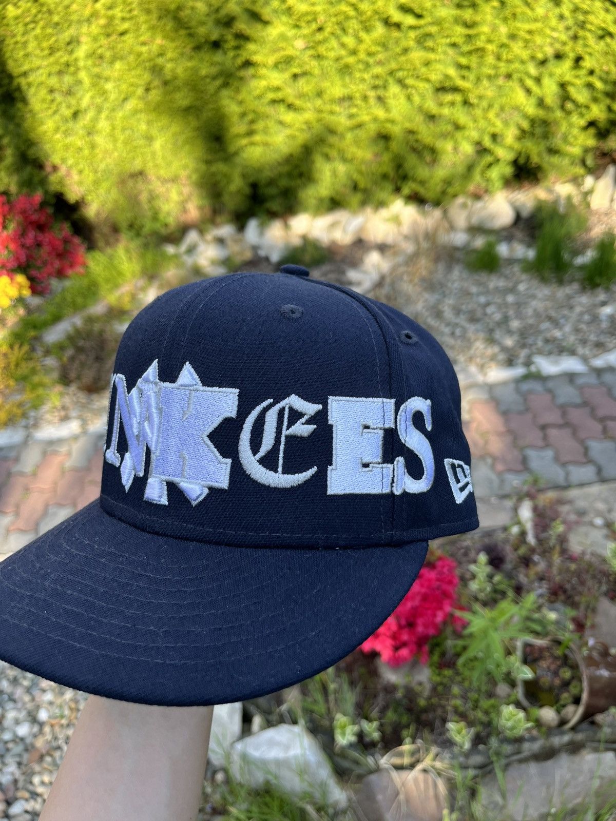 New Era × New York Yankees New era NYC New York Yankees snapback hat cap y2k big logo Size ONE SIZE - 8 Thumbnail