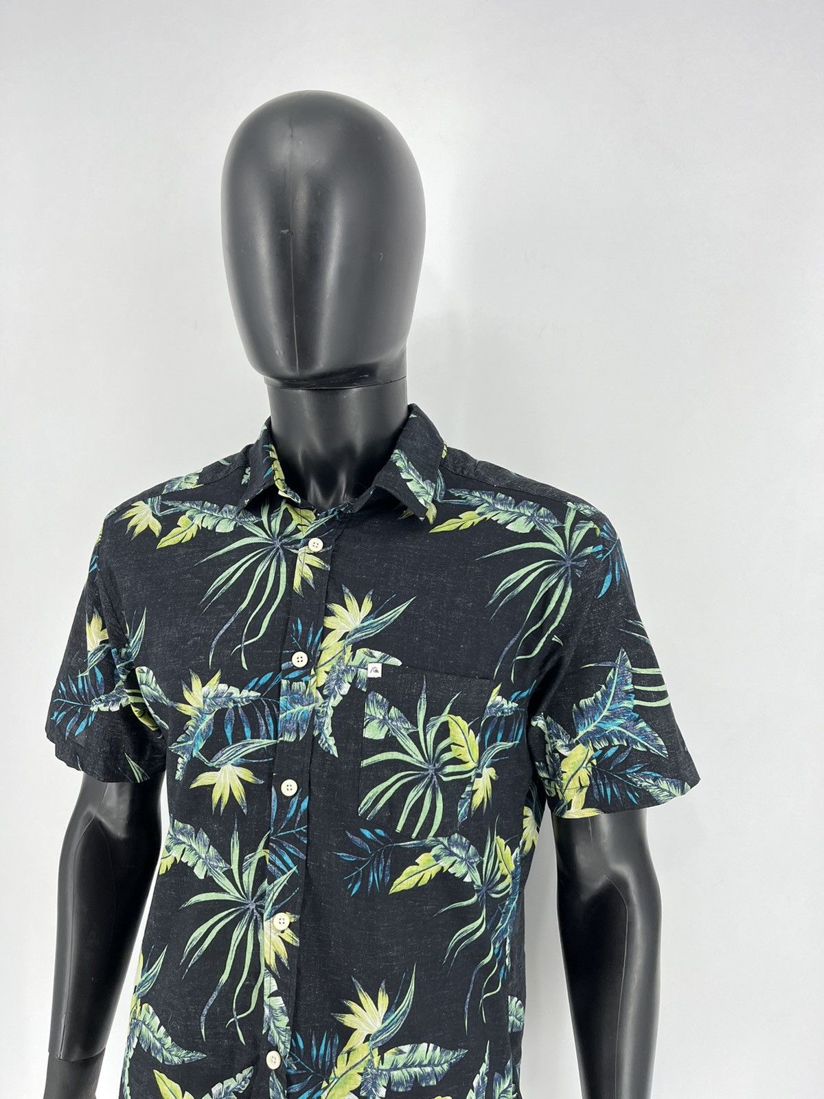 Quiksilver Vintage Crazy Quiksilver Hawaiian Floral Shirt Buttons 90s Size US M / EU 48-50 / 2 - 4 Thumbnail