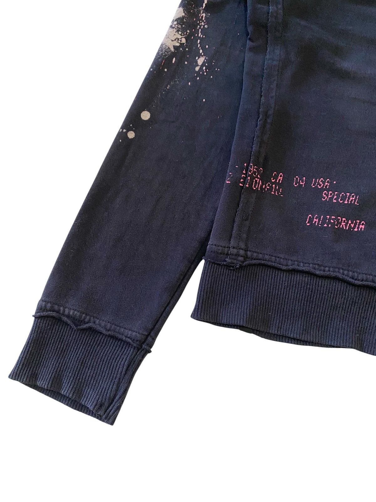 Japanese Brand Fur Vintage O’Neill Hoodie Paint Splatter Distressed Grunge Size US M / EU 48-50 / 2 - 14 Thumbnail