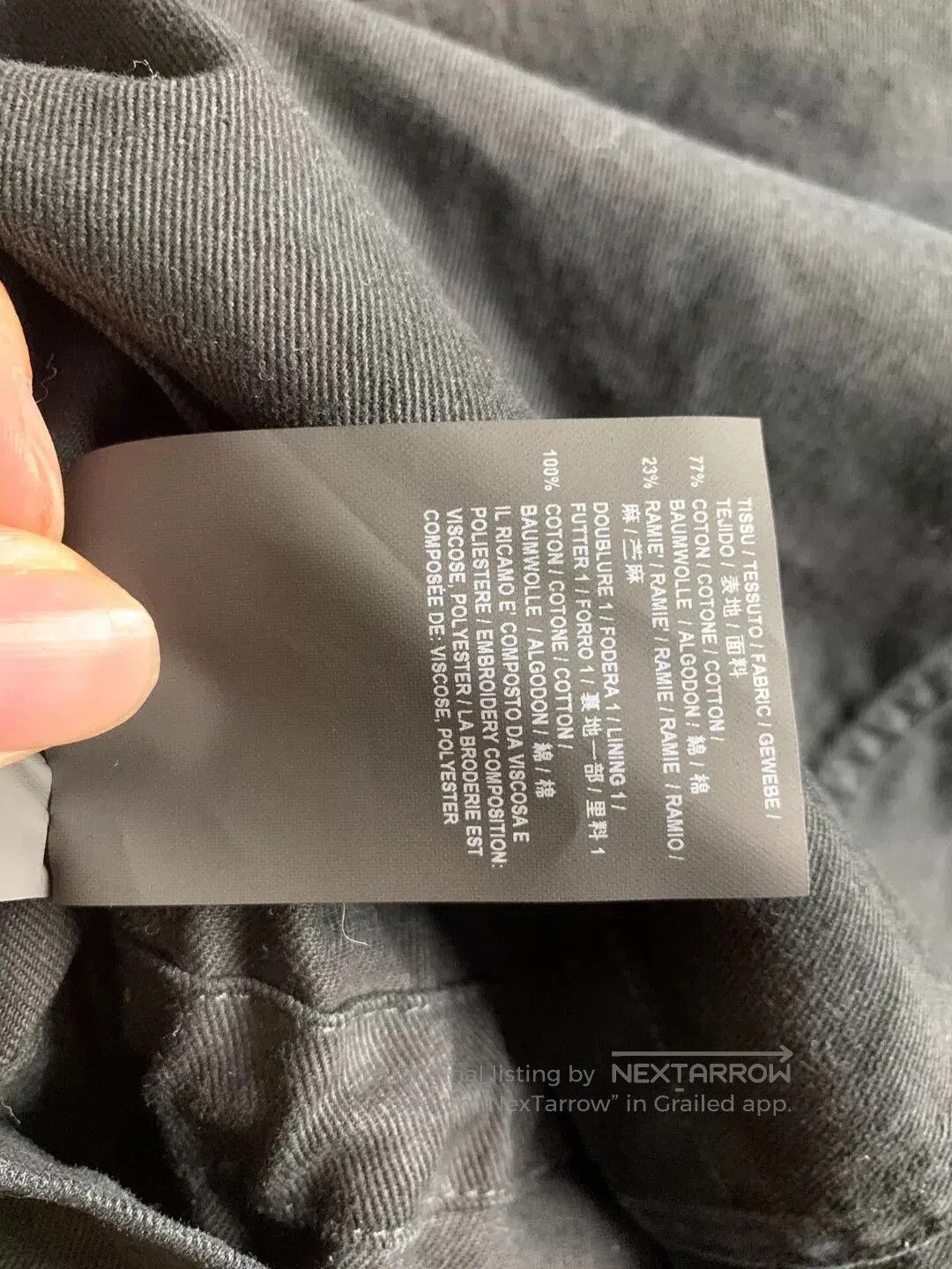 Saint Laurent Paris Saint Laurent Black 'Waiting for Sunset' Jacket. Size US S / EU 44-46 / 1 - 7 Thumbnail