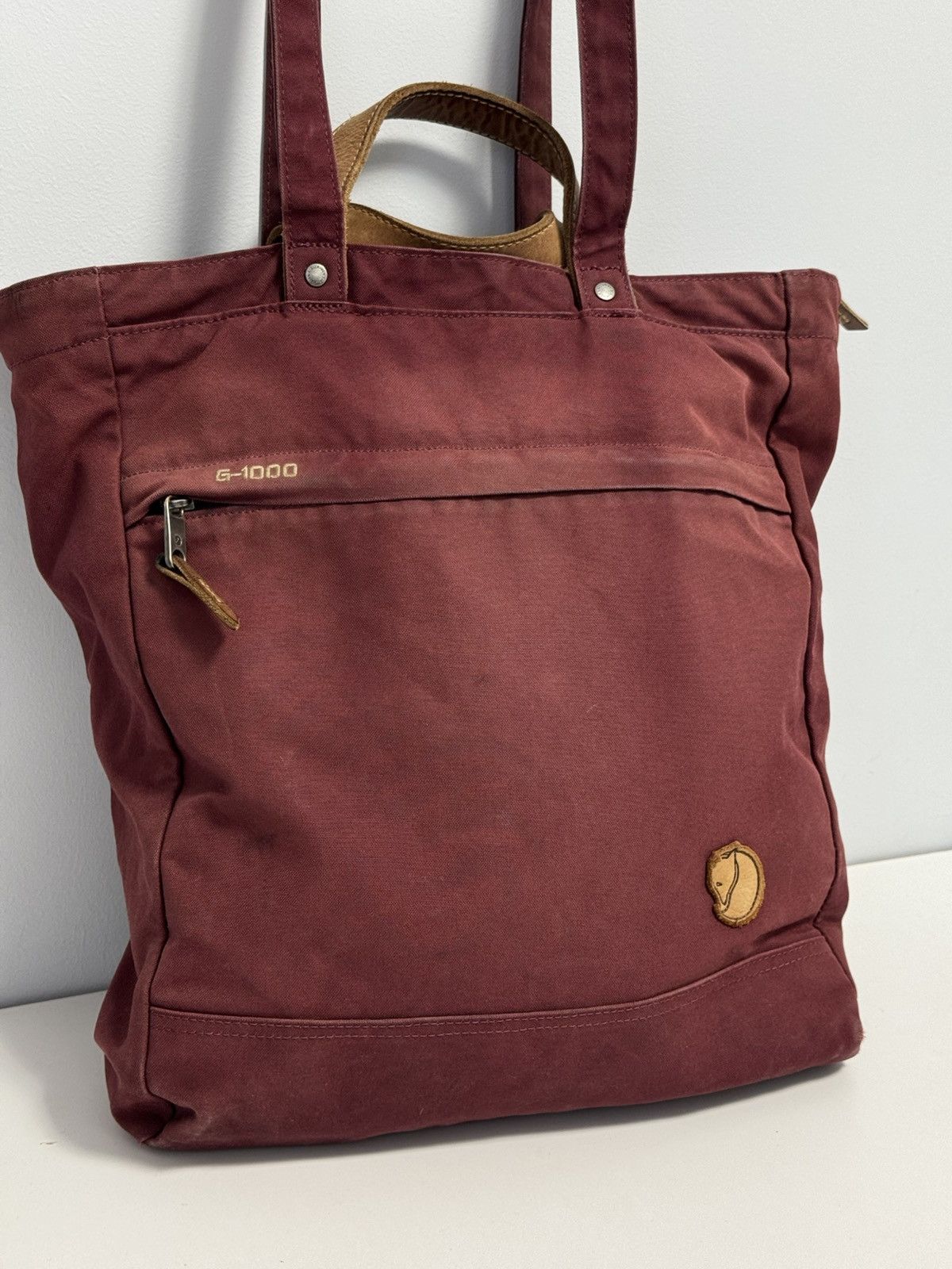 Fjallraven Fjallraven G-1000 Maroon Red Bag Totepack Shoulder Backpack Size ONE SIZE - 6 Thumbnail