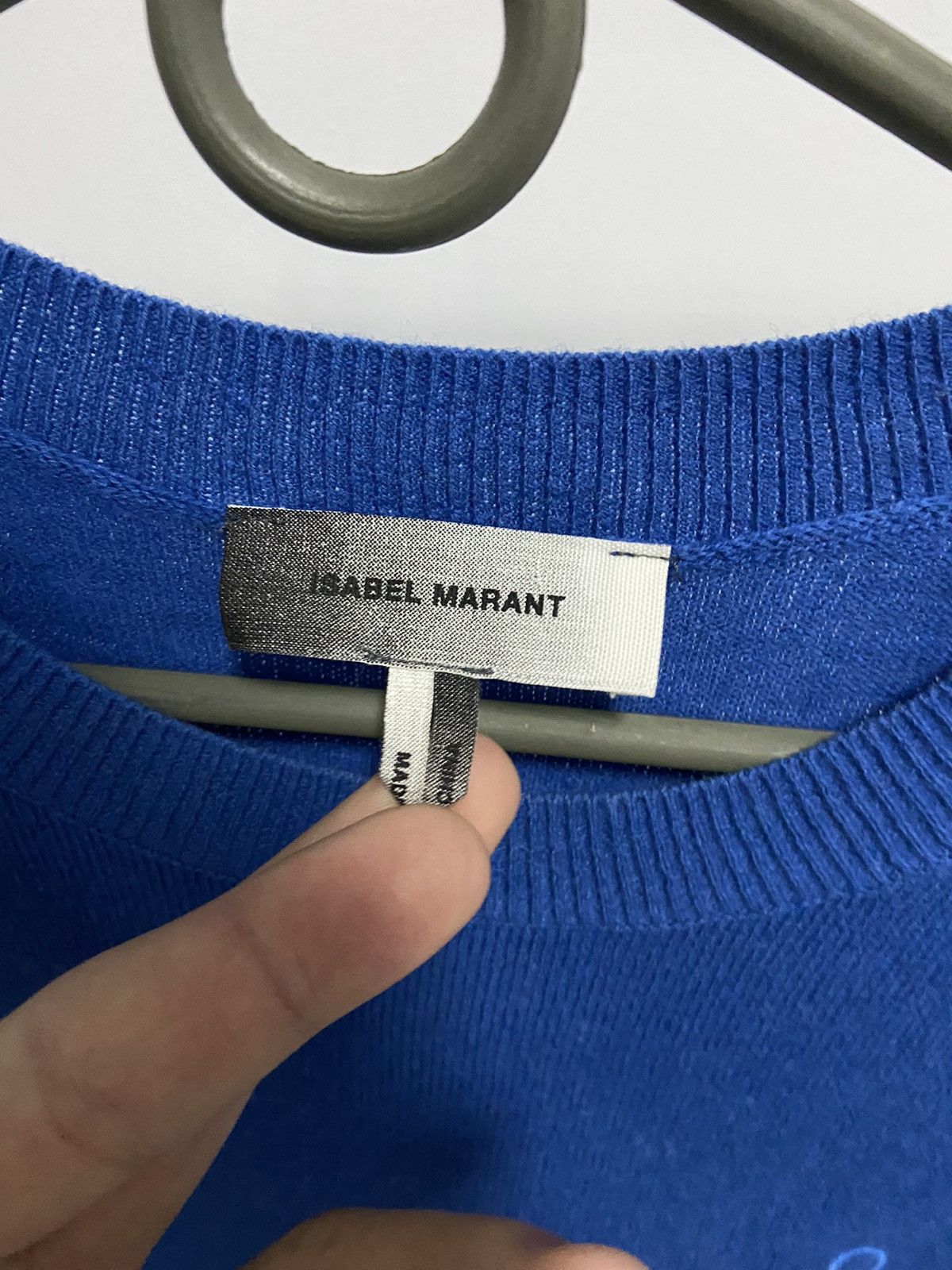 Isabel Marant × Vintage Isabel marant sweater logo knitted jumper wool Size US L / EU 52-54 / 3 - 4 Thumbnail