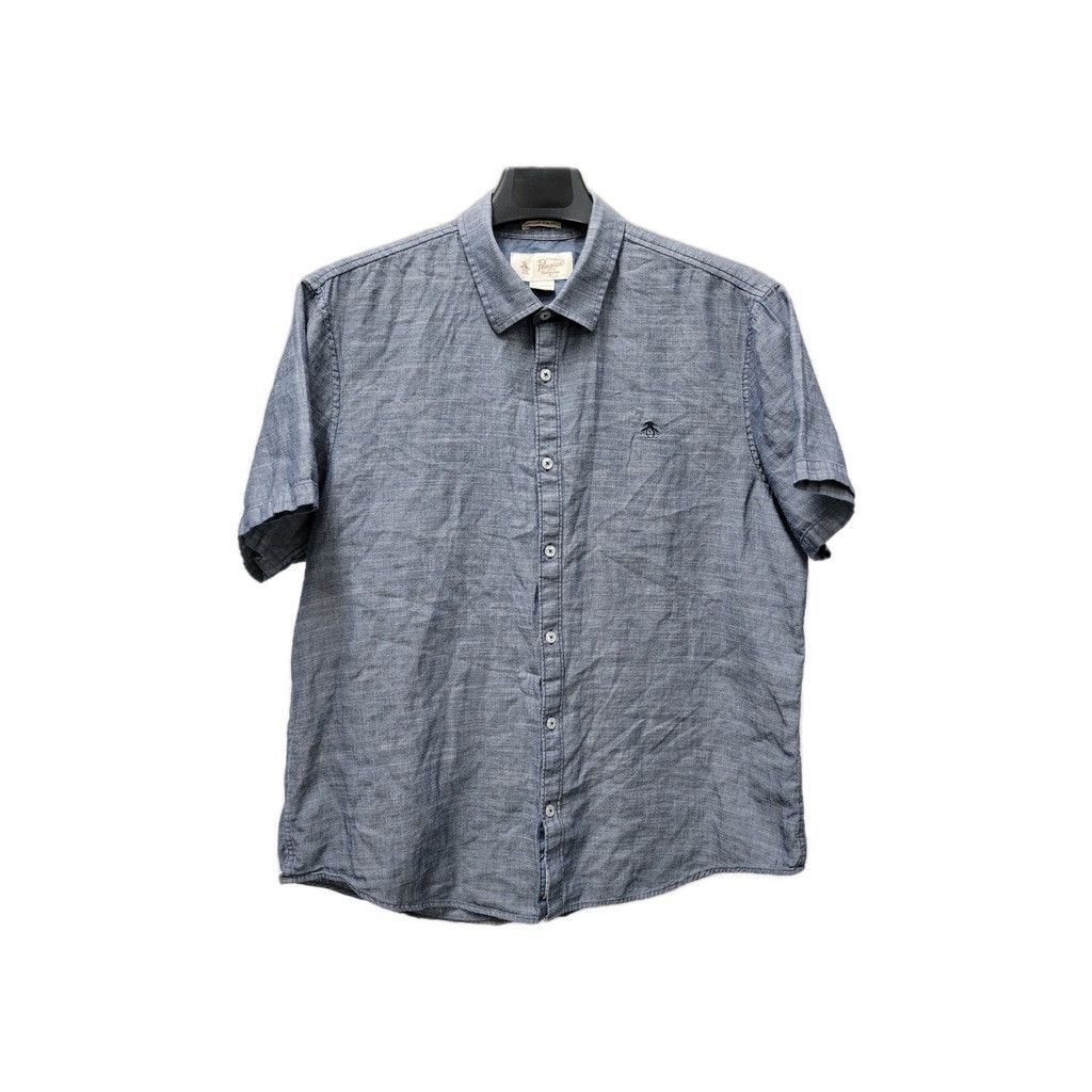 Original Penguin Penguin Heritage Slim-Fit Short Sleeves Shirt Size XL Men's Size US XL / EU 56 / 4 - 5 Thumbnail