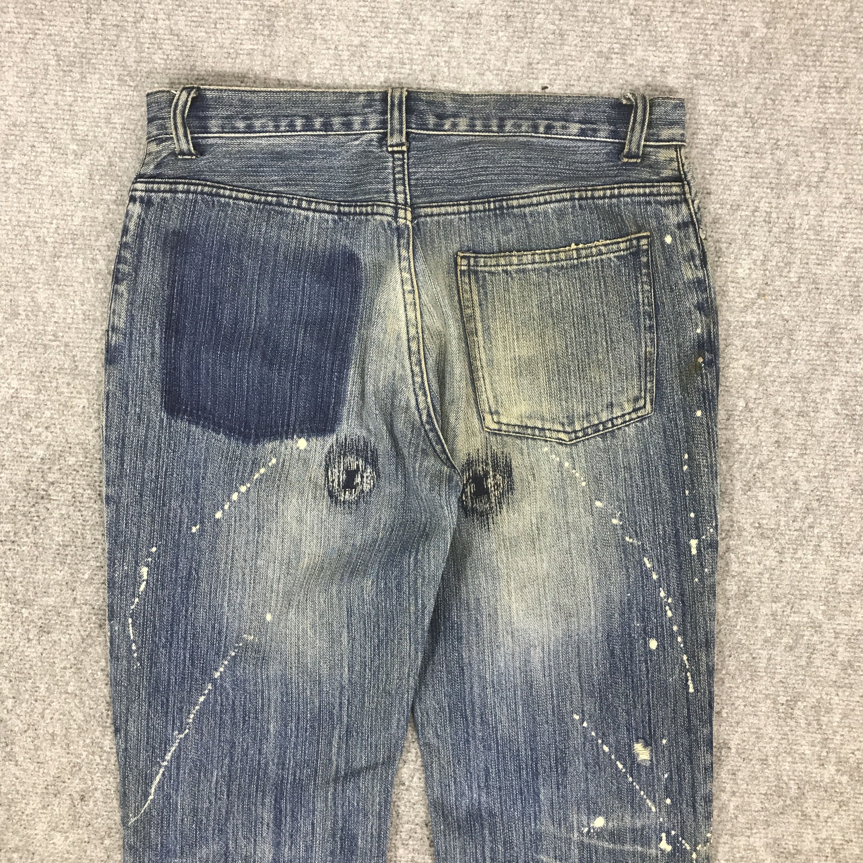 Japanese Brand ZEEROSAIL DESIGN STYLE IFSIXWASNINE DENIM PANTSK74B1 Size US 29 - 5 Thumbnail