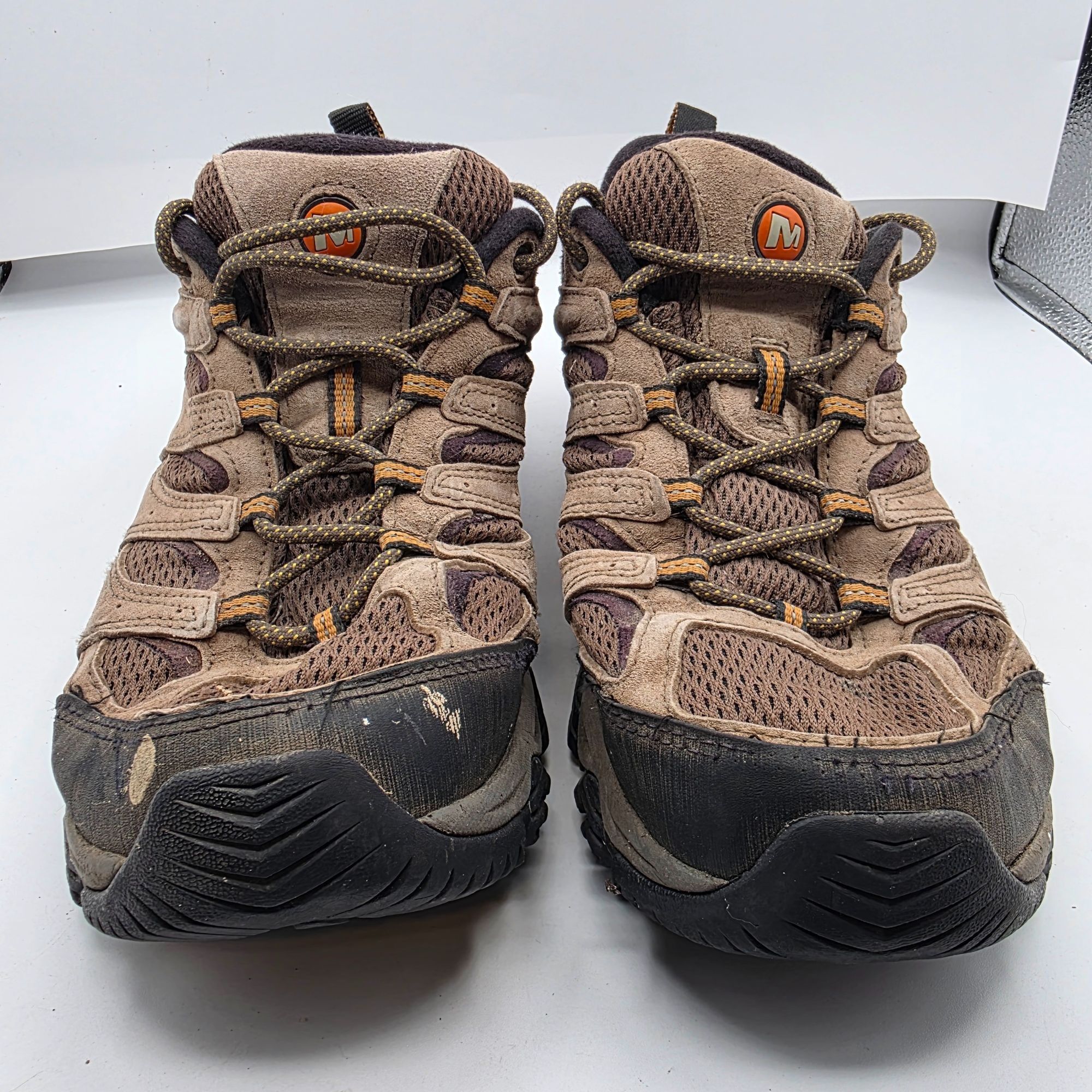Merrell Merrell Moab 3 Mens Size 9.5 Brown Hiking Shoes Vibram Soles Size US 9.5 / EU 42-43 - 2 Thumbnail