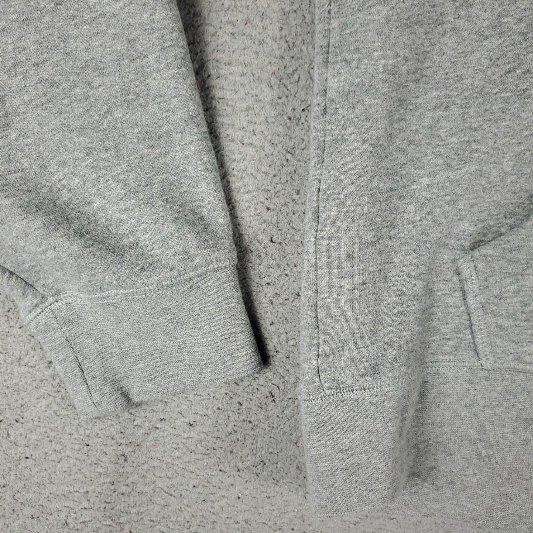 Nike Nike Hoodie Womens Large Gray Pullover Sweatshirt Fleece Cotton Blend Logo Size L / US 10 / IT 46 - 4 Thumbnail