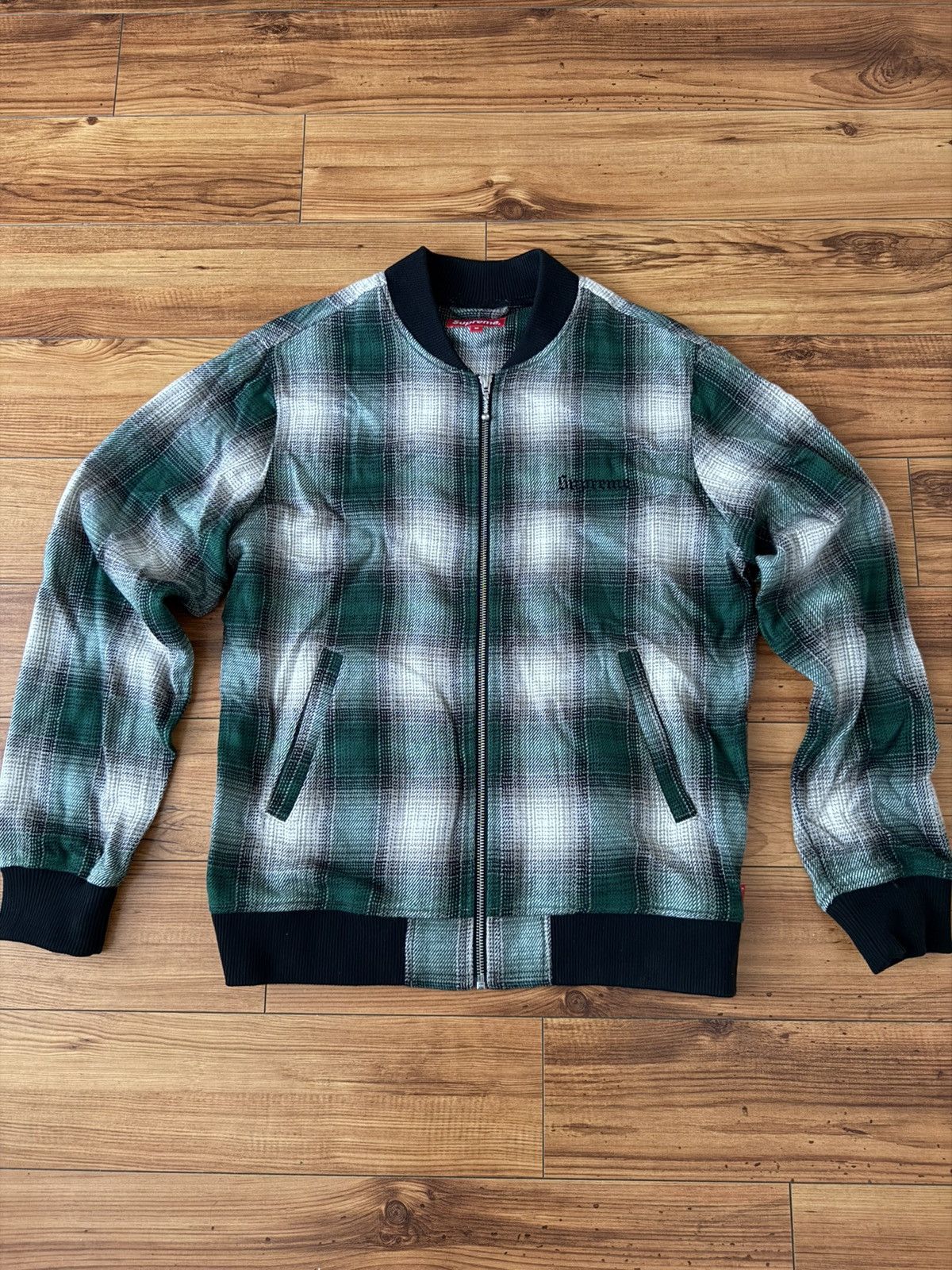 Supreme Supreme Shadow Plaid Bomber Size US M / EU 48-50 / 2 - 2 Thumbnail