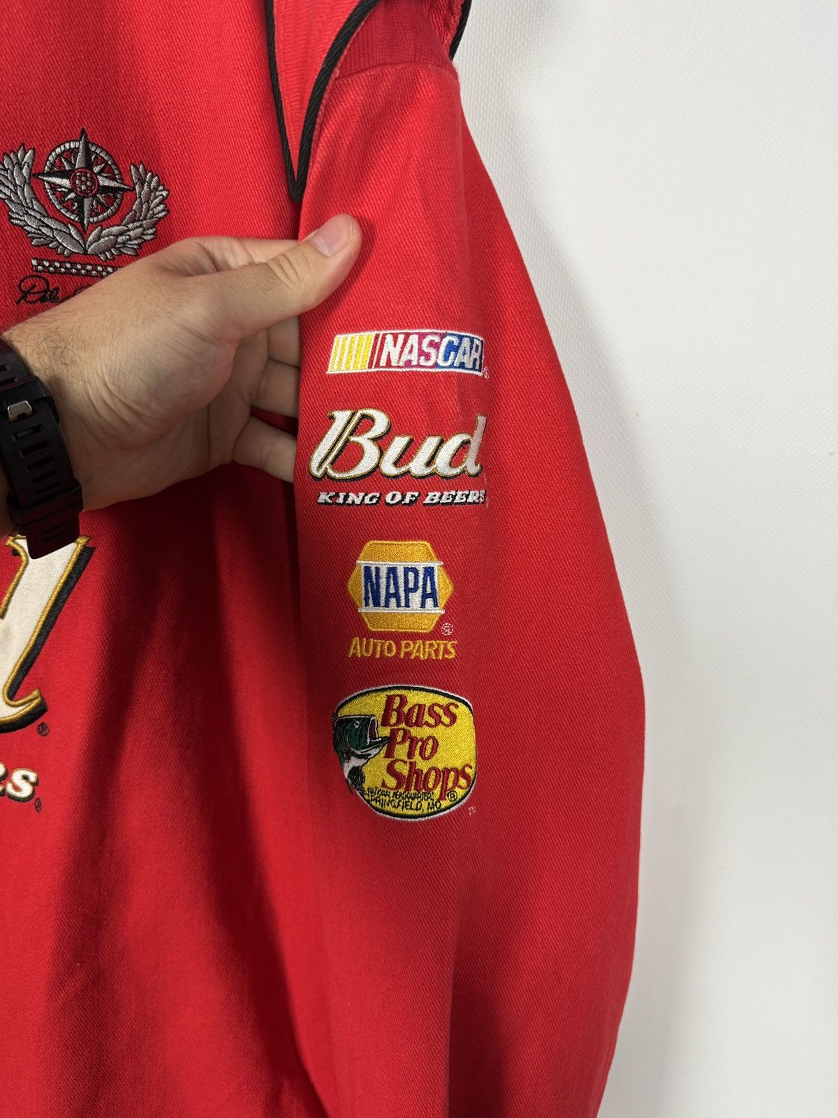 Formula 1 Vintage Chase Dale Earnhardt Jr Budweiser NASCAR Jacket XL Size US XL / EU 56 / 4 - 7 Thumbnail