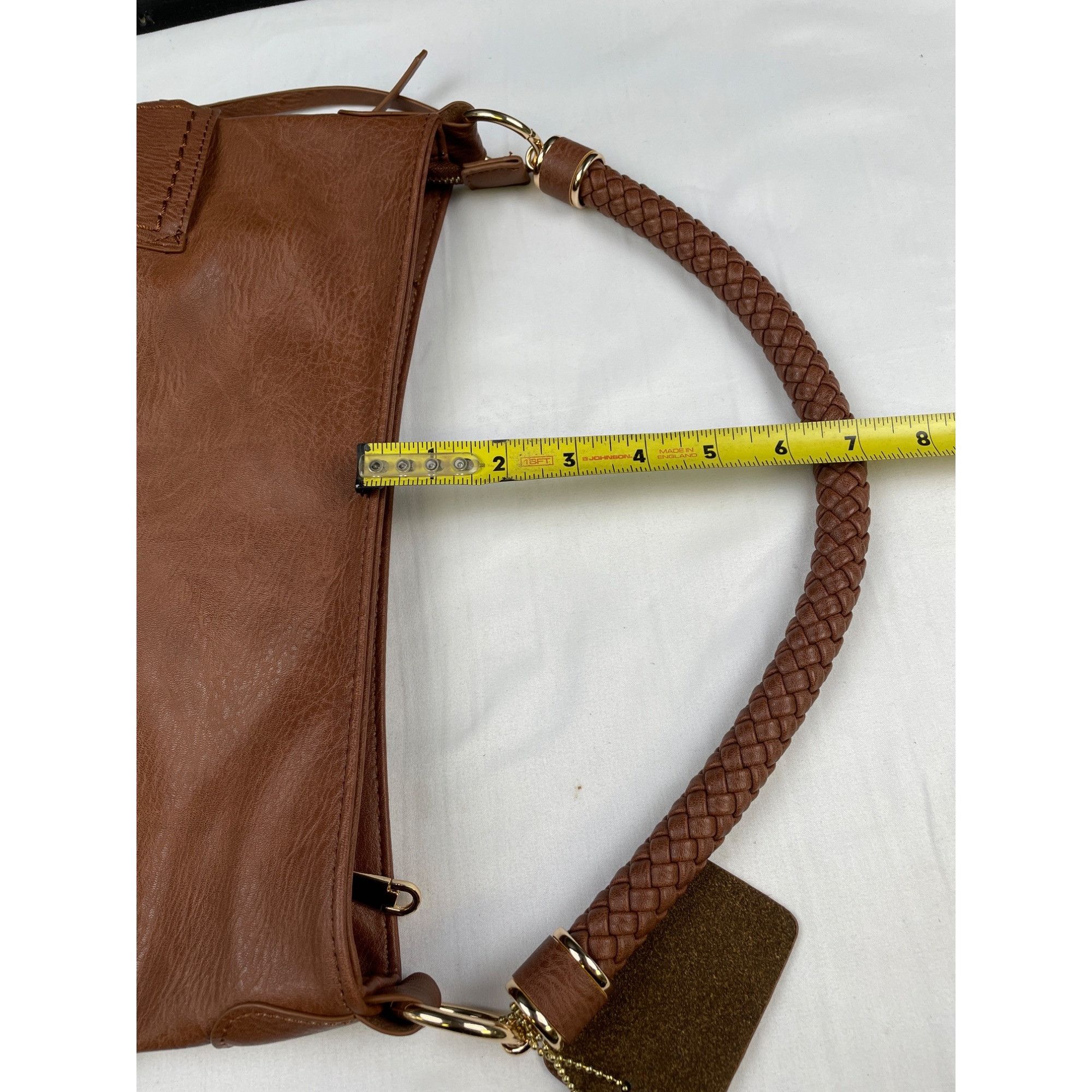 Other Miztique Women's Vegan Leather Brown Shoulder Bag/Tote SKU Size ONE SIZE - 12 Thumbnail
