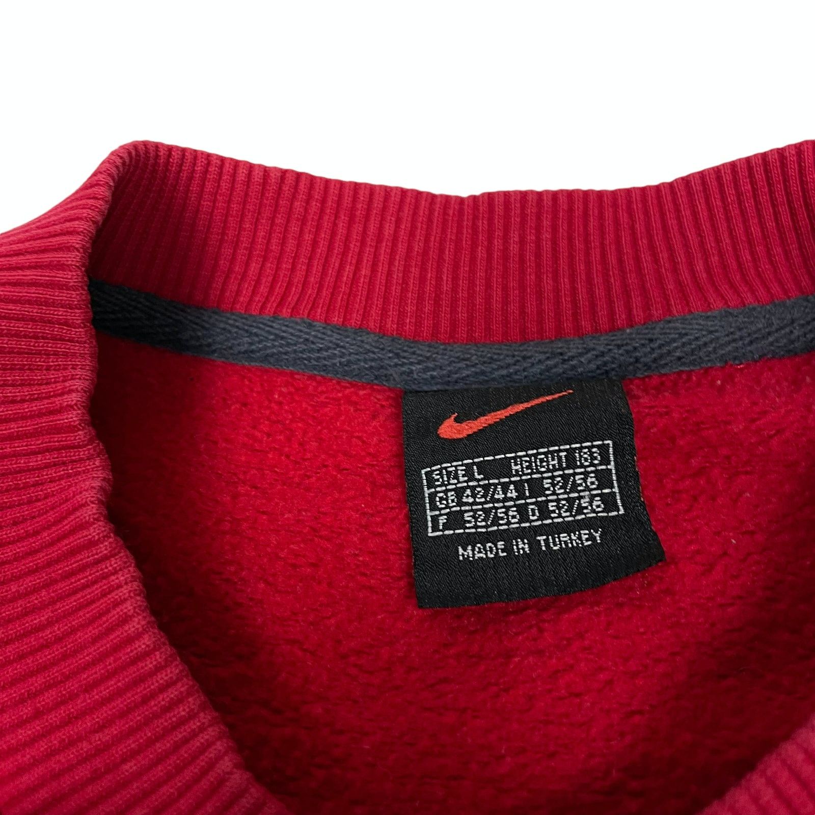 Nike Nike Men's Red Spell Out Long Sleeve Pullover Sweatshirt L Size US L / EU 52-54 / 3 - 8 Thumbnail