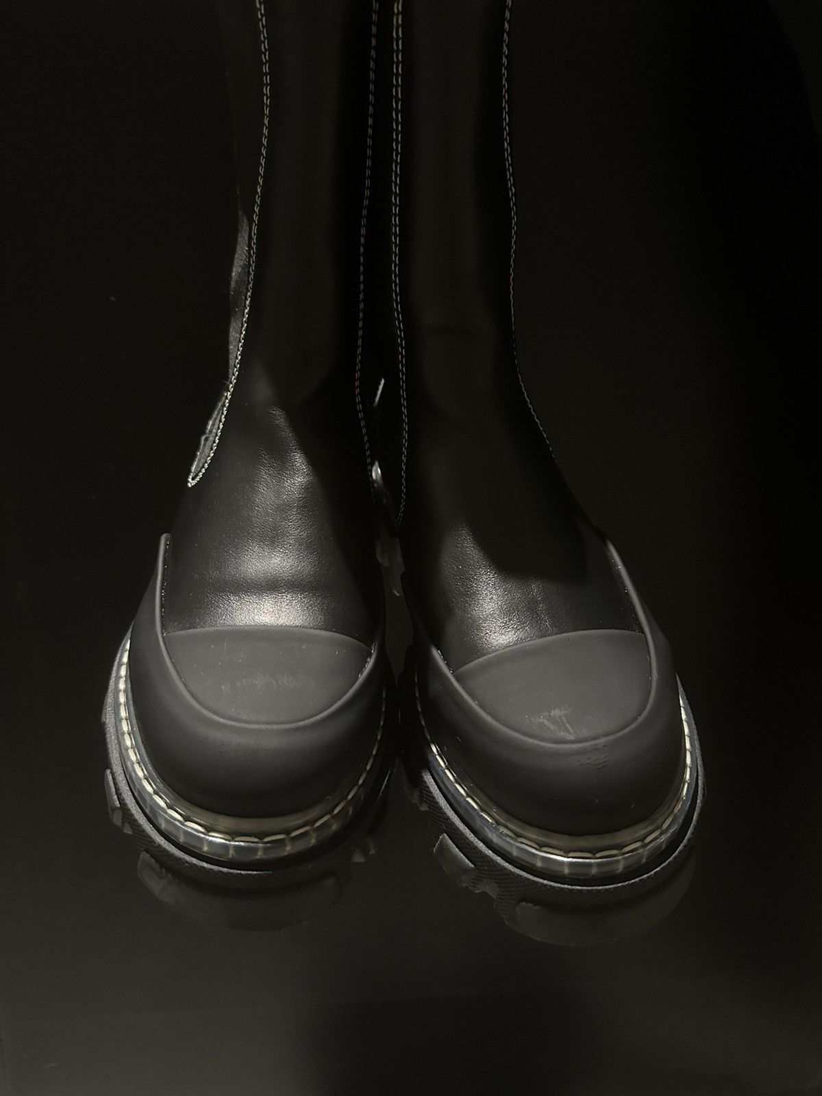 Ganni GANNI cleated mid Chelsea boots Size US 8 / IT 38 - 5 Thumbnail