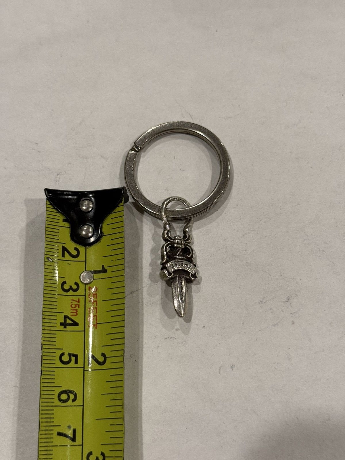 Chrome Hearts Chrome Hearts Dagger Pendant Keychain Silver Split Ring #5 Size ONE SIZE - 11 Thumbnail