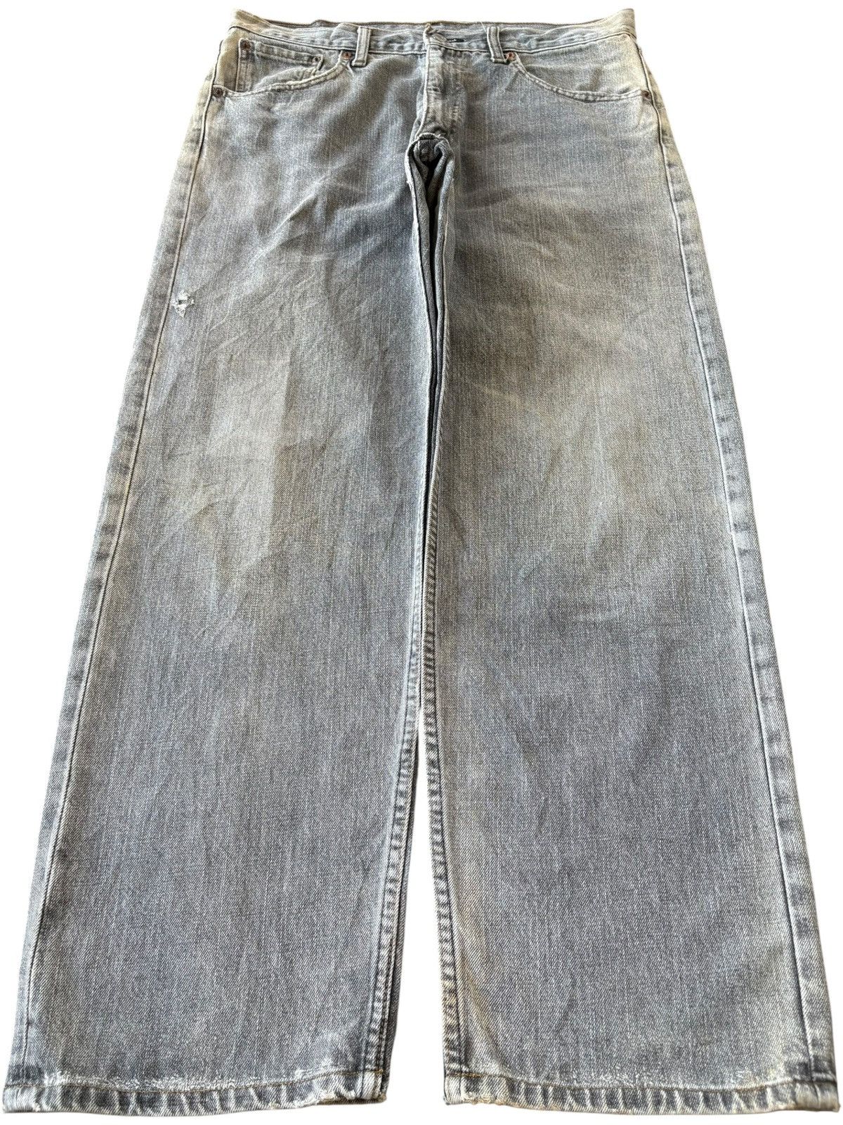 Levi's Vintage 90s Levis 539 Charcoal Wash Baggy Jeans Size US 34 / EU 50 - 1 Thumbnail