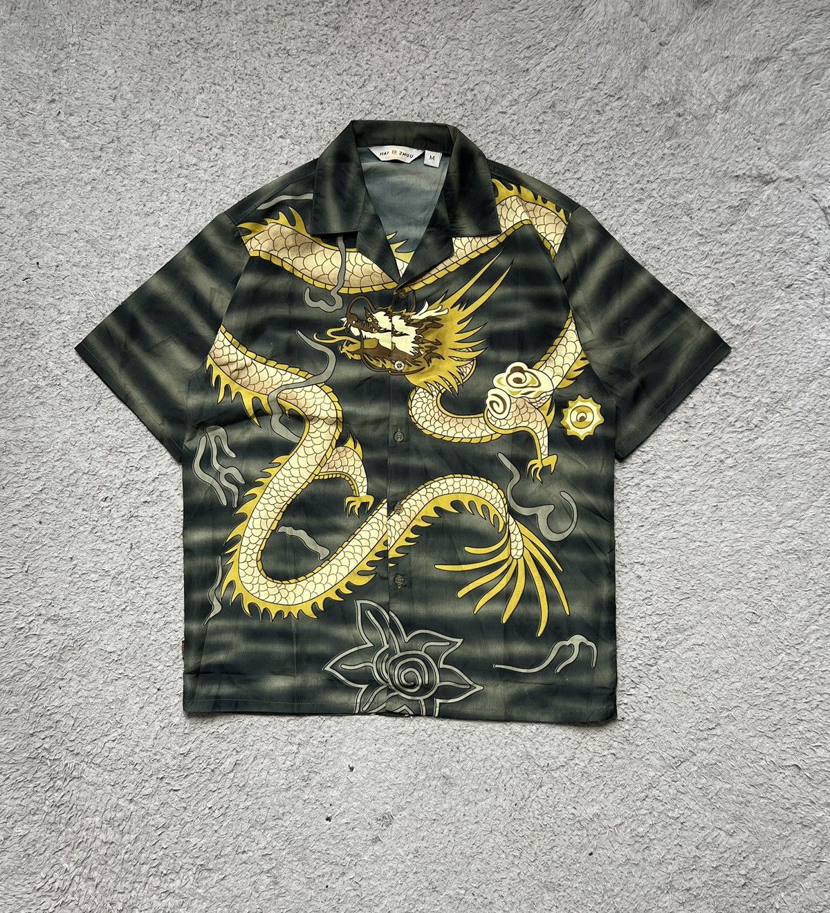 Vintage Shirt Hai Zhou Dragon Patterns Vintage Size US M / EU 48-50 / 2 - 2 Thumbnail