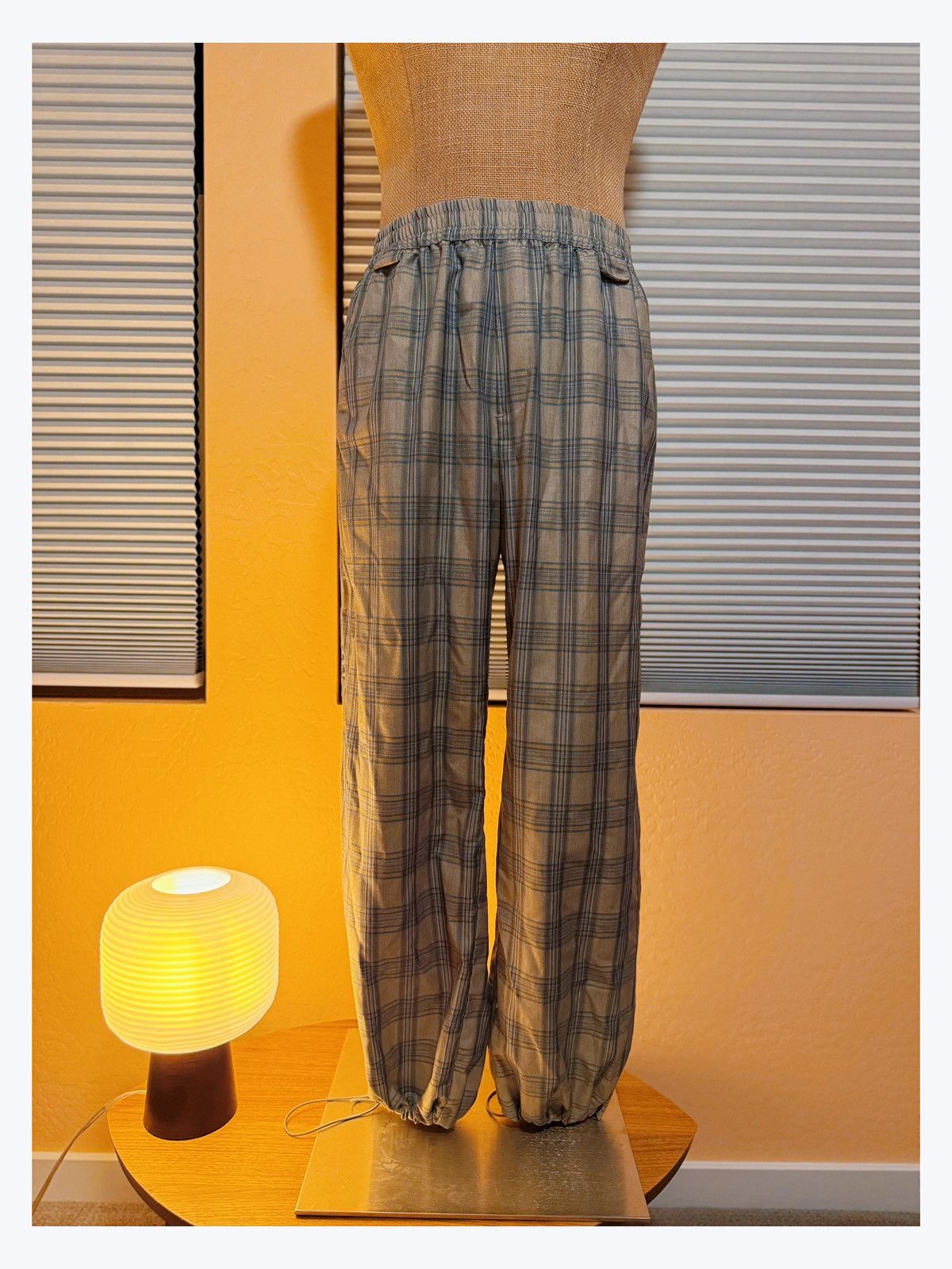 Other Vintage-Style Plaid Jogger Pants Size 30" / US 8 / IT 44 - 2 Thumbnail