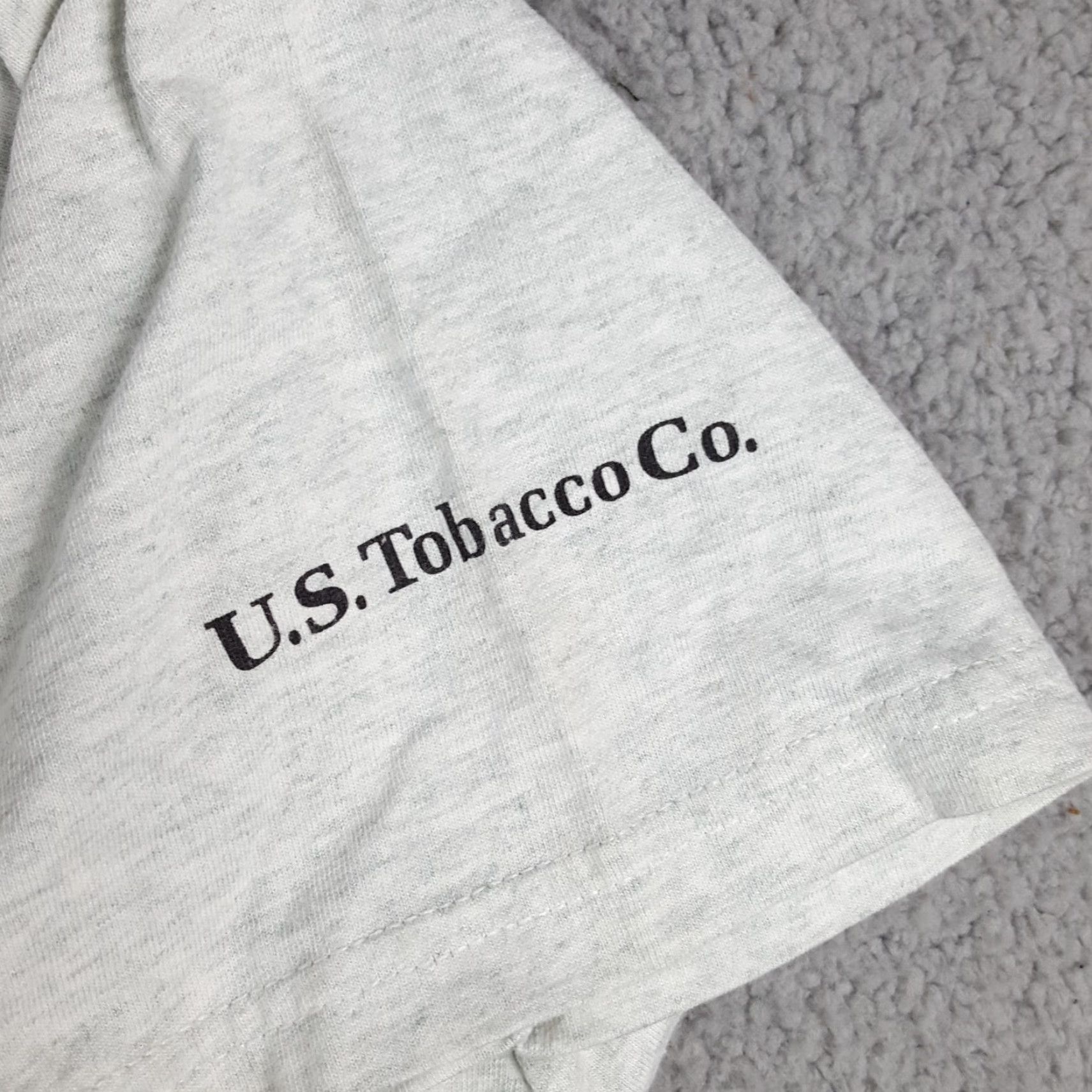 Fruit Of The Loom VINTAGE Skoal Music Tobacco Guitar 3XL Radio Promo Retro T Shirt Mens Gray Cotton Embroidered Logo | Fruit of the Loom Size US XXL / EU 58 / 5 - 6 Thumbnail