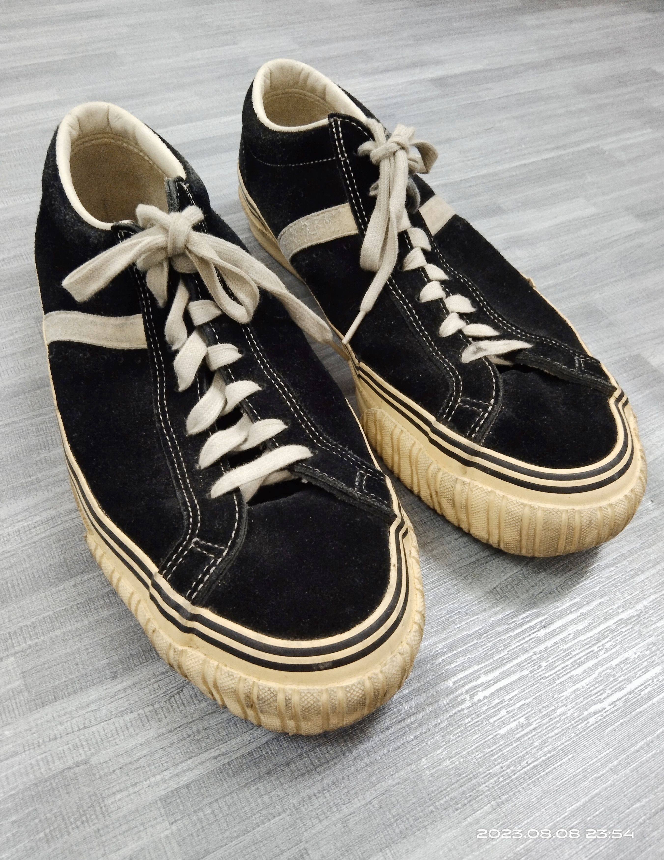 Leather × Vintage SUEDE LEATHER MILL REFF GALLOP SPECIAL EDITION Size US 8 / EU 41 - 4 Thumbnail