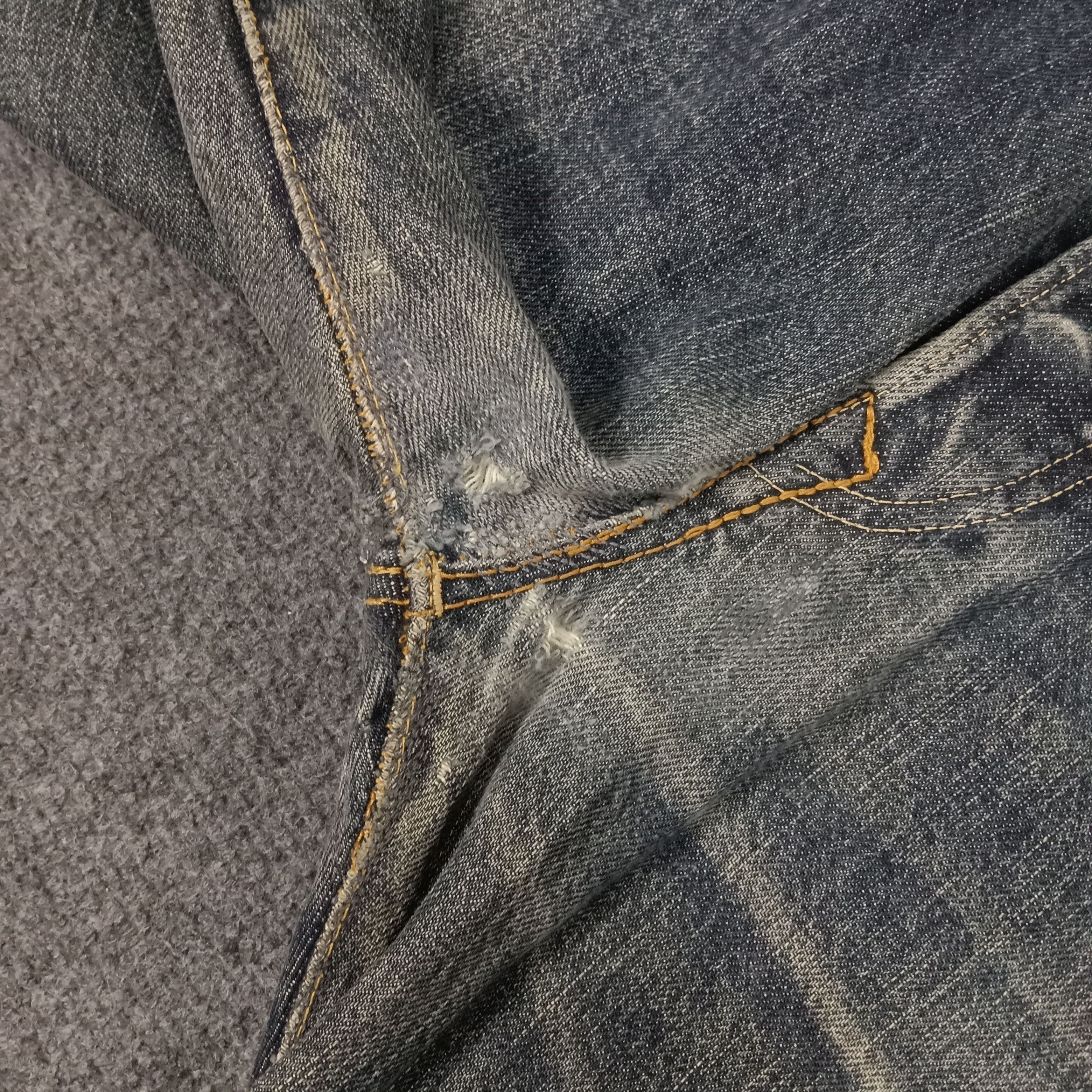 45rpm × Japanese Brand × Vintage 45rpm Japanese Brand Denim Jeans Size US 33 - 8 Thumbnail